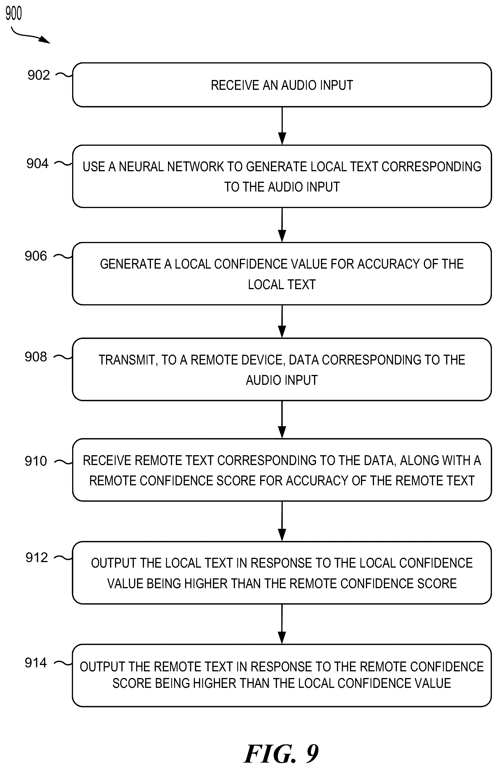 Patent US12307214 Figure 14 – Hybrid language translation on mobile devices