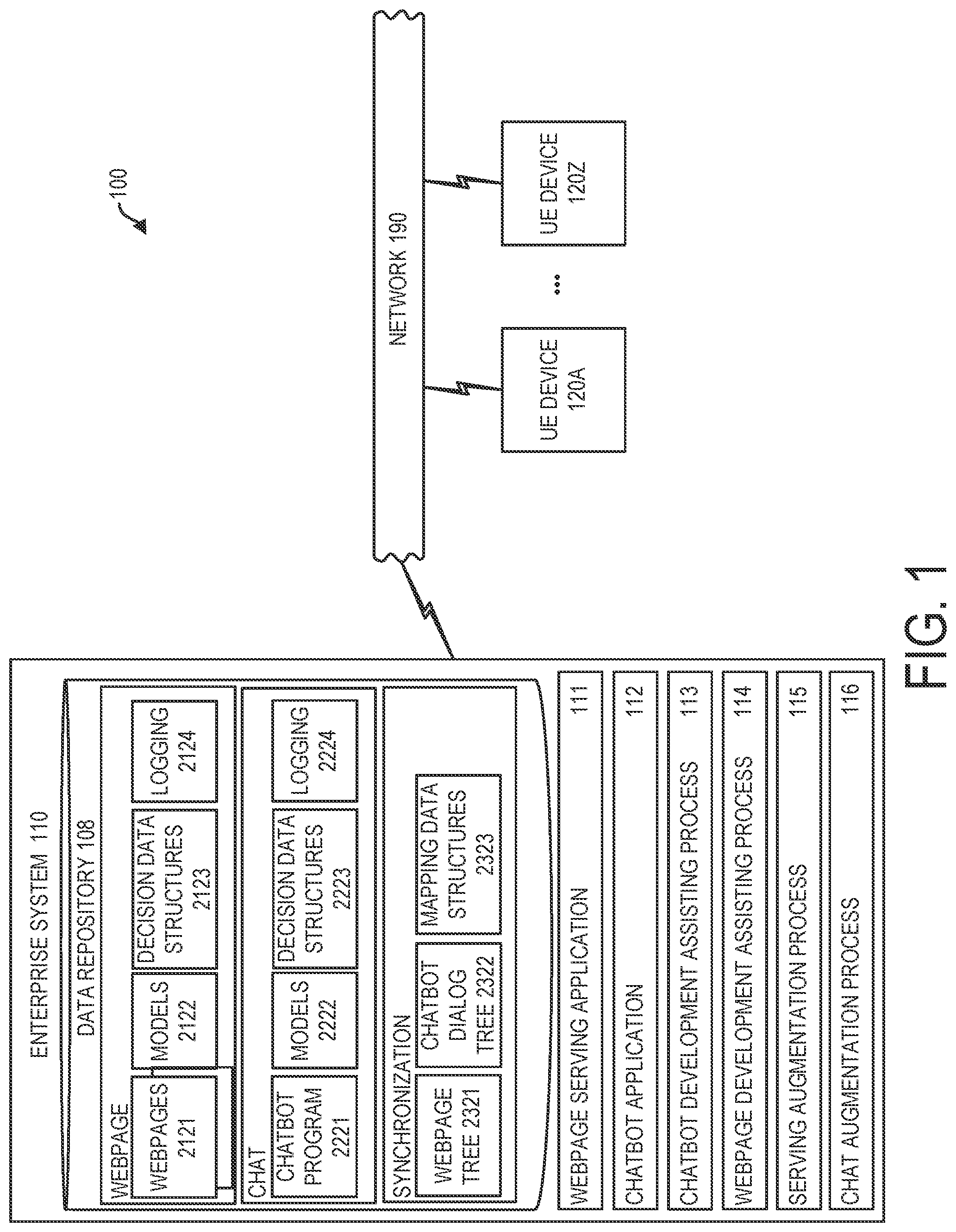 Patent US12307221 Figure 1 – Adaptive user interfacing