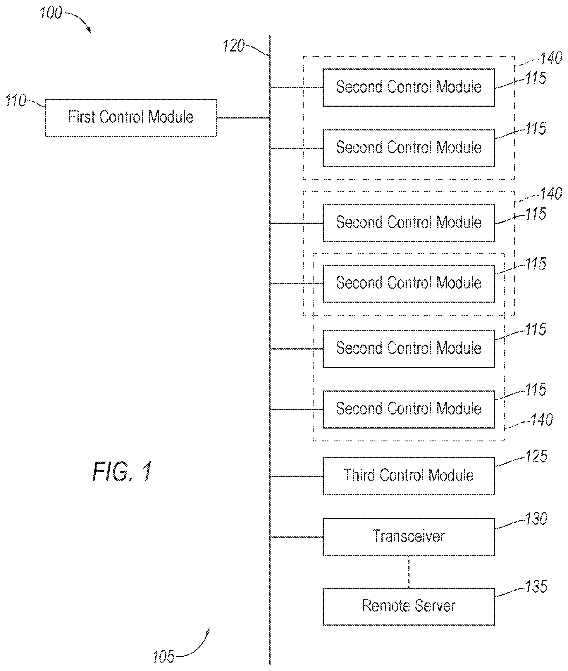 Patent US12307234 Figure 1 – Transmission of authentication keys