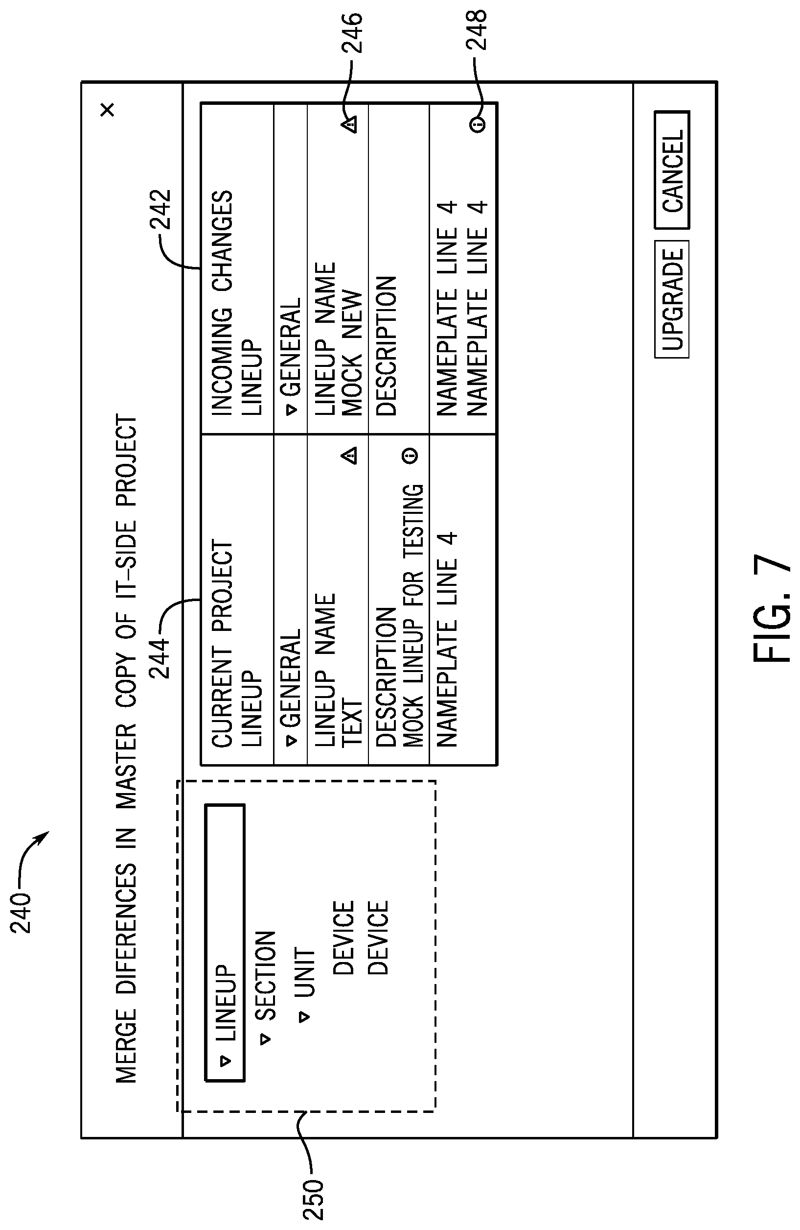 Patent US12307245 Figure 7 – Version change systems and methods applied to industrial automation systems