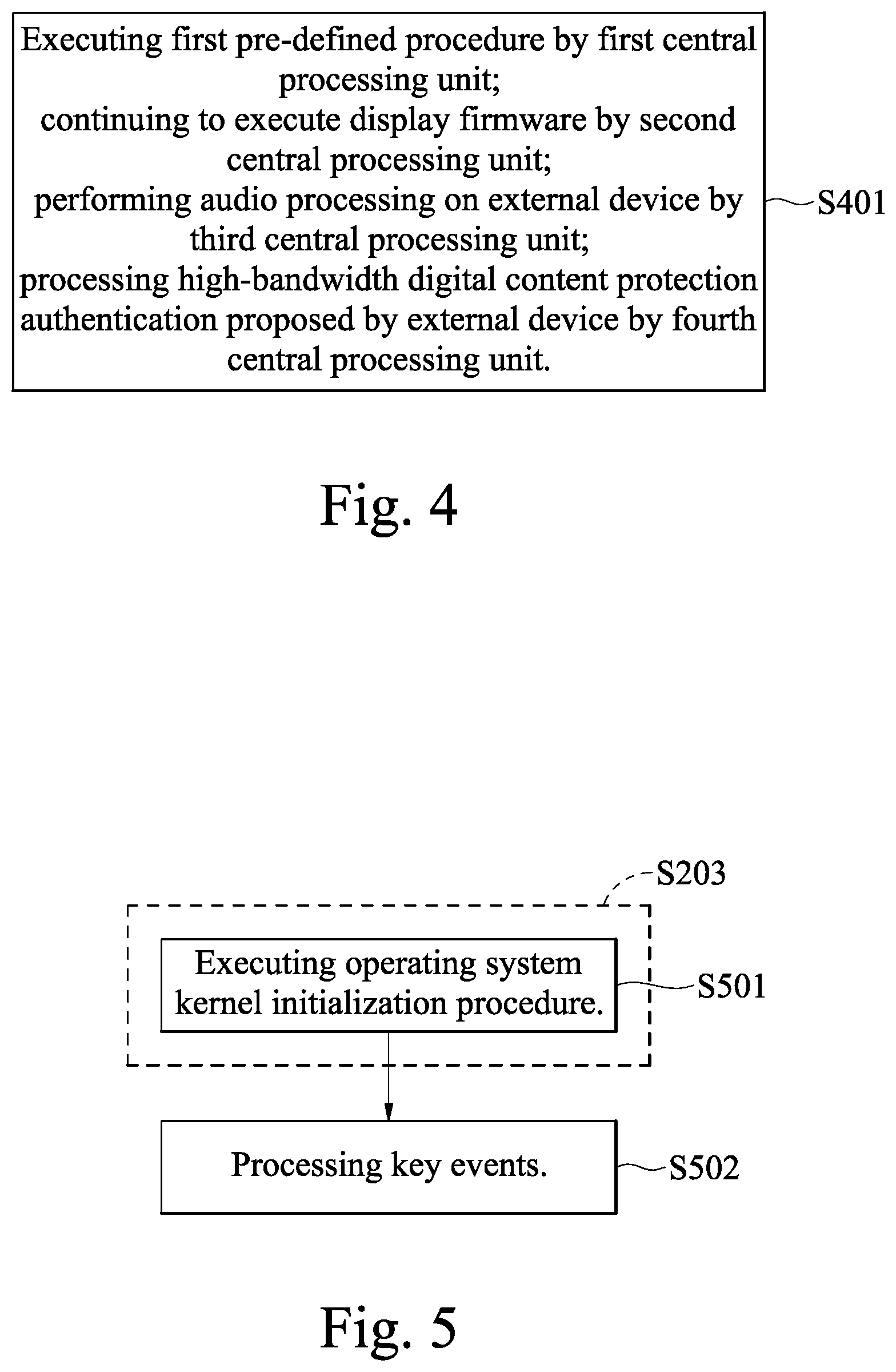 Patent US12307260 Figure 4 – Displaying content transmitted by an external device based on detection of a connected state by display firmware