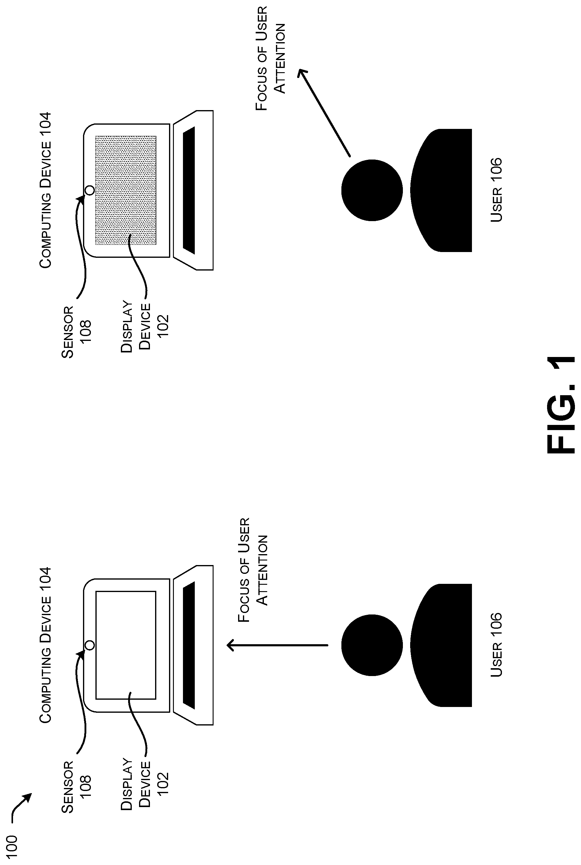 Patent US12307264 Figure 1 – User engagement surfaced through an application programming interface (API)
