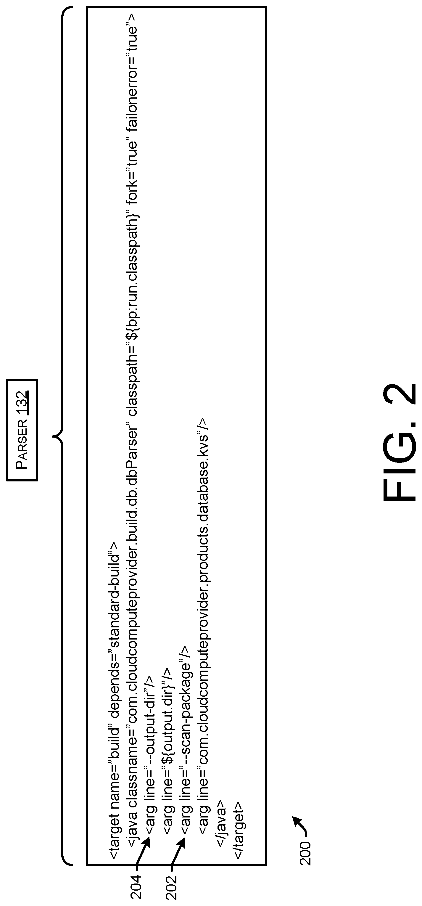 Patent US12307278 Figure 2 – Infrastructure creation based on application code