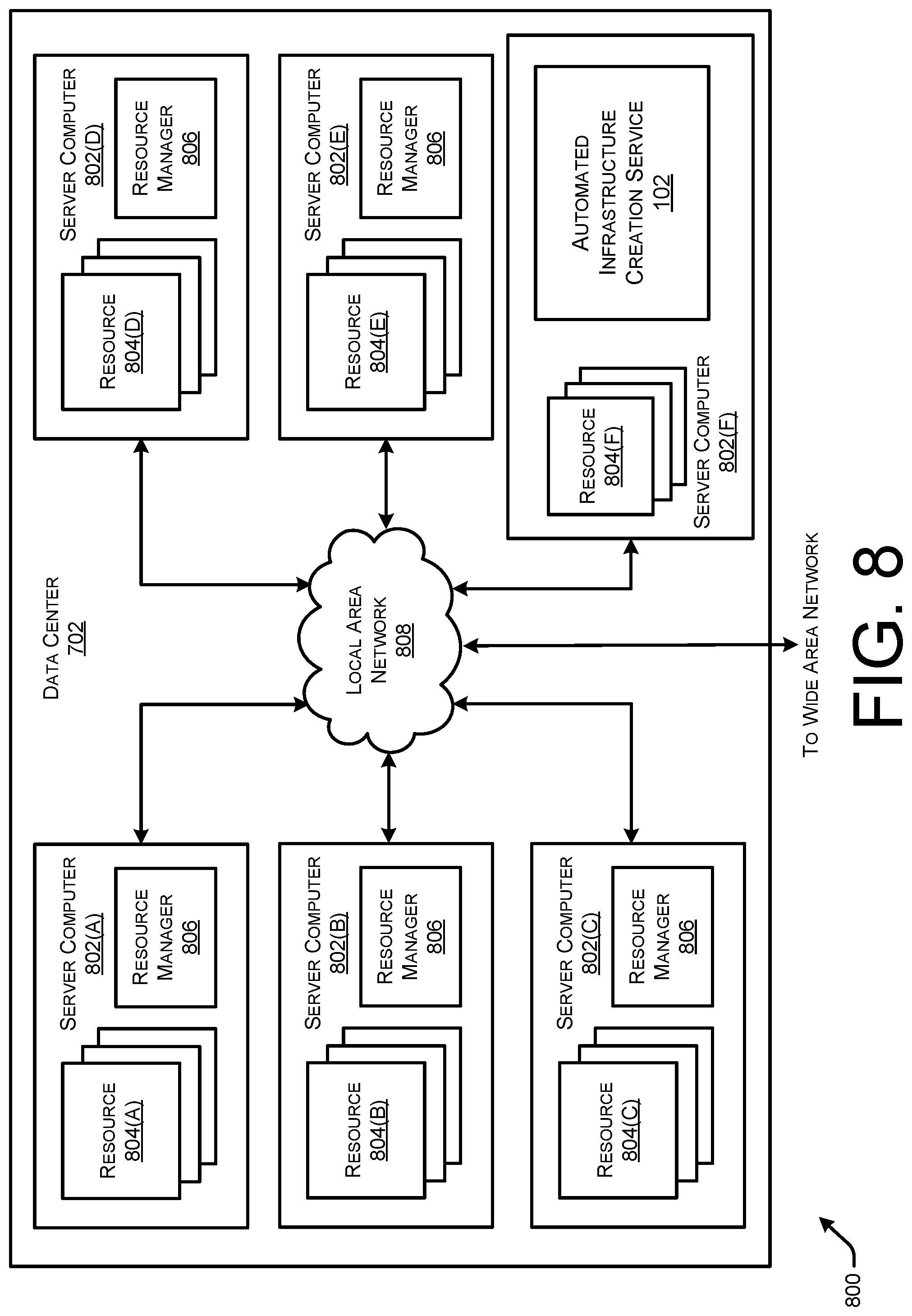 Patent US12307278 Figure 8 – Infrastructure creation based on application code
