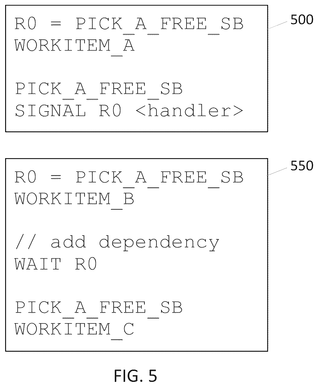 Patent US12307293 Figure 5 – Data processing systems