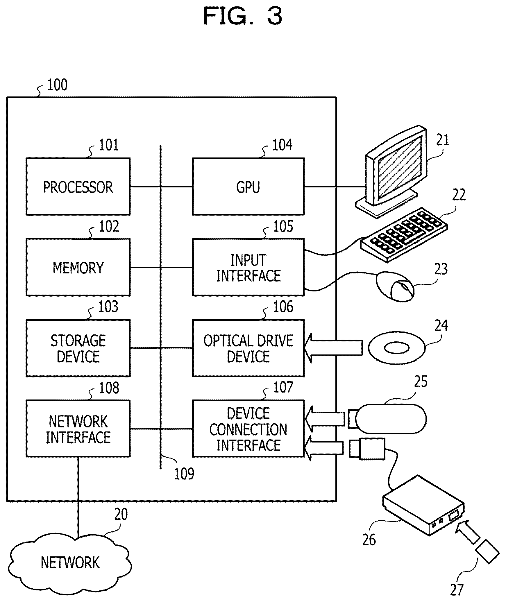 Patent US12307296 Figure 3 – Computer-readable recording medium storing data processing program, data processing method, and data processing system