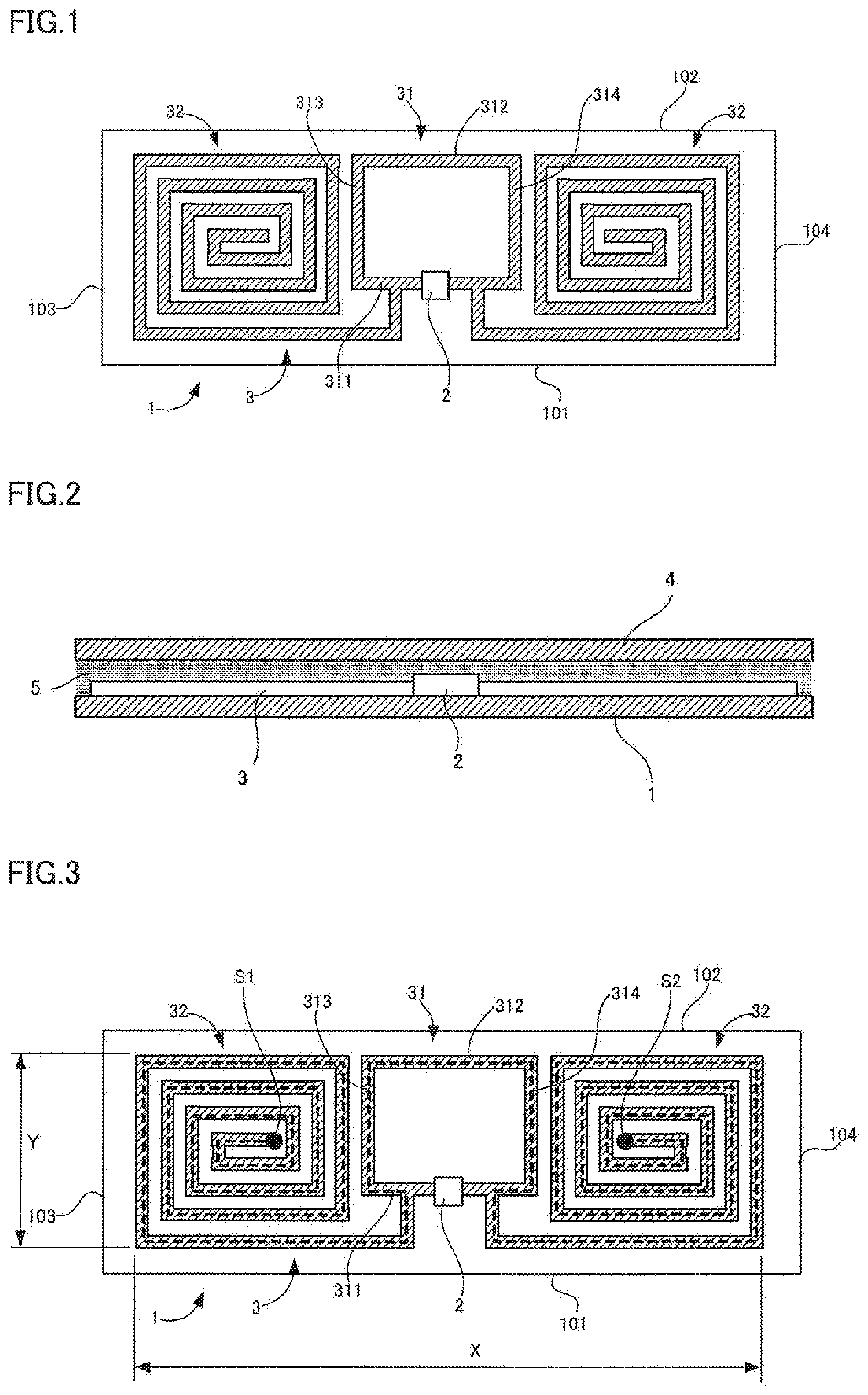 Patent US12307313 — IC tag — Figure 1
