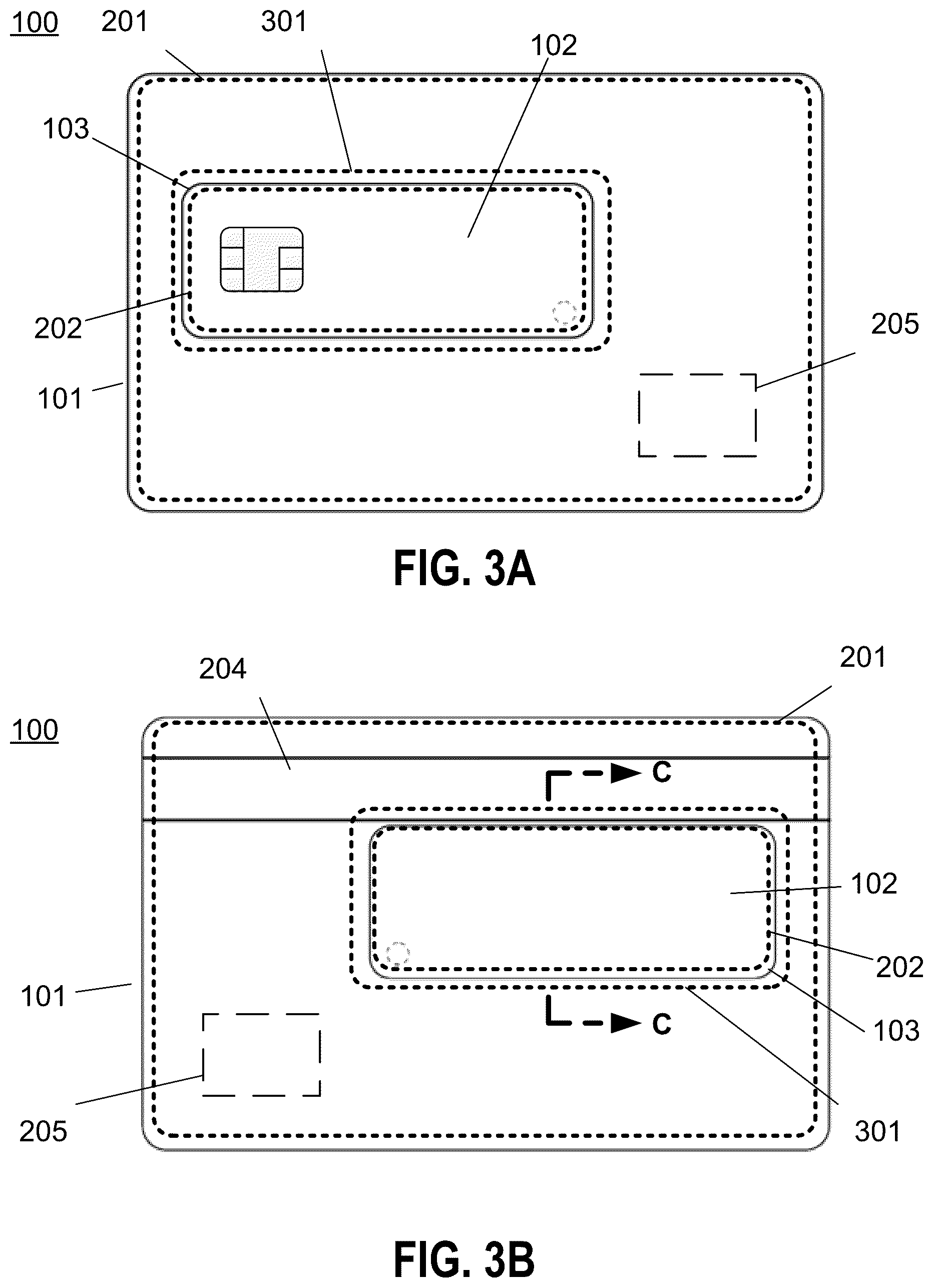 Patent US12307316 Figure 6 – Transaction card assembly