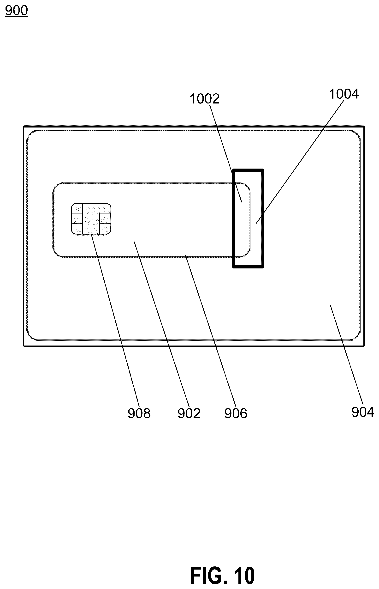 Patent US12307316 Figure 14 – Transaction card assembly