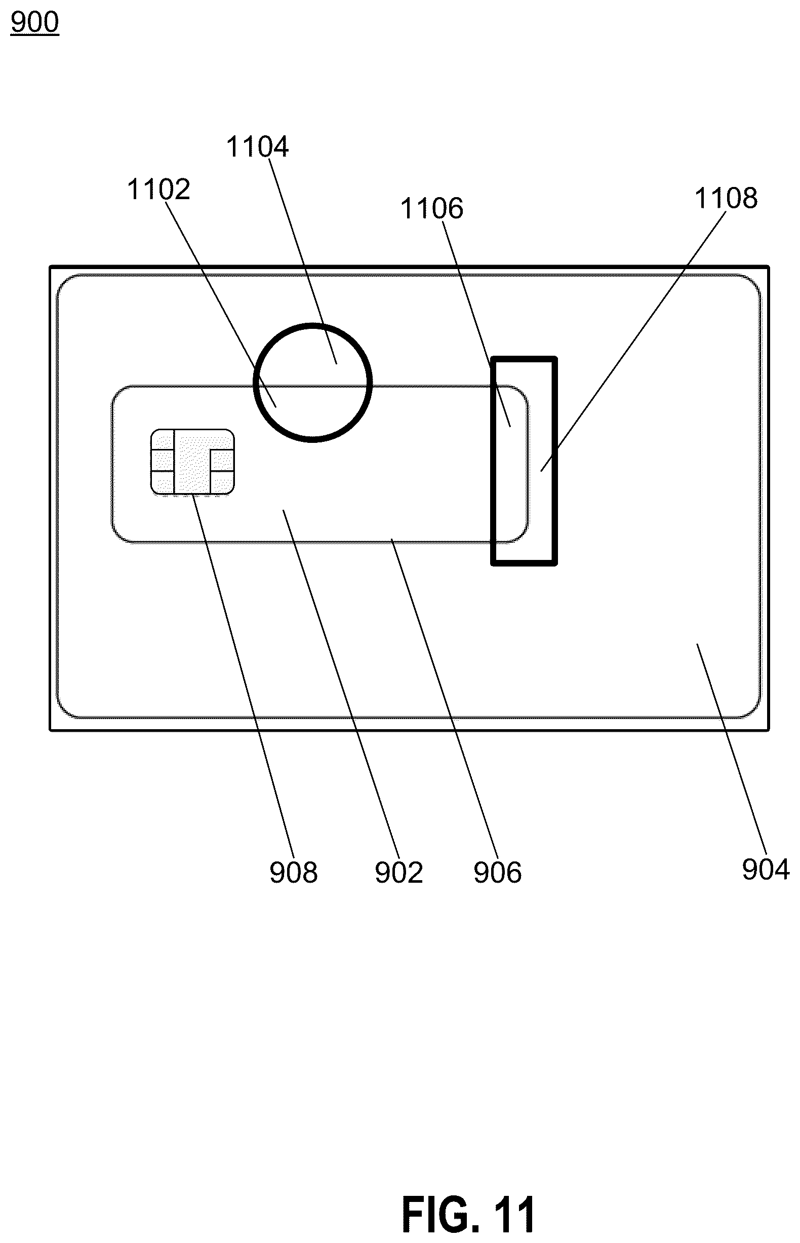 Patent US12307316 Figure 15 – Transaction card assembly