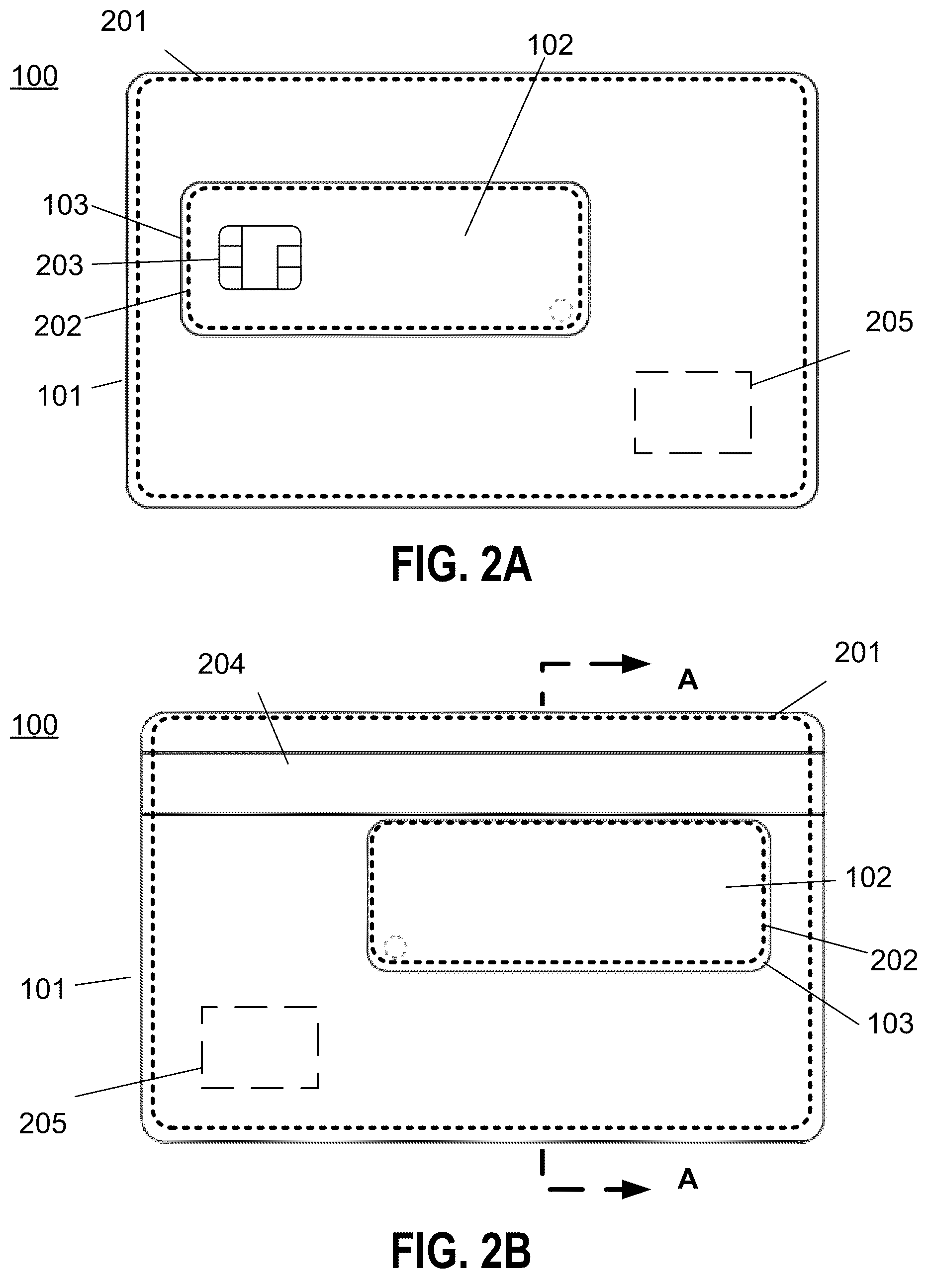 Patent US12307317 Figure 2 – Transaction card assembly