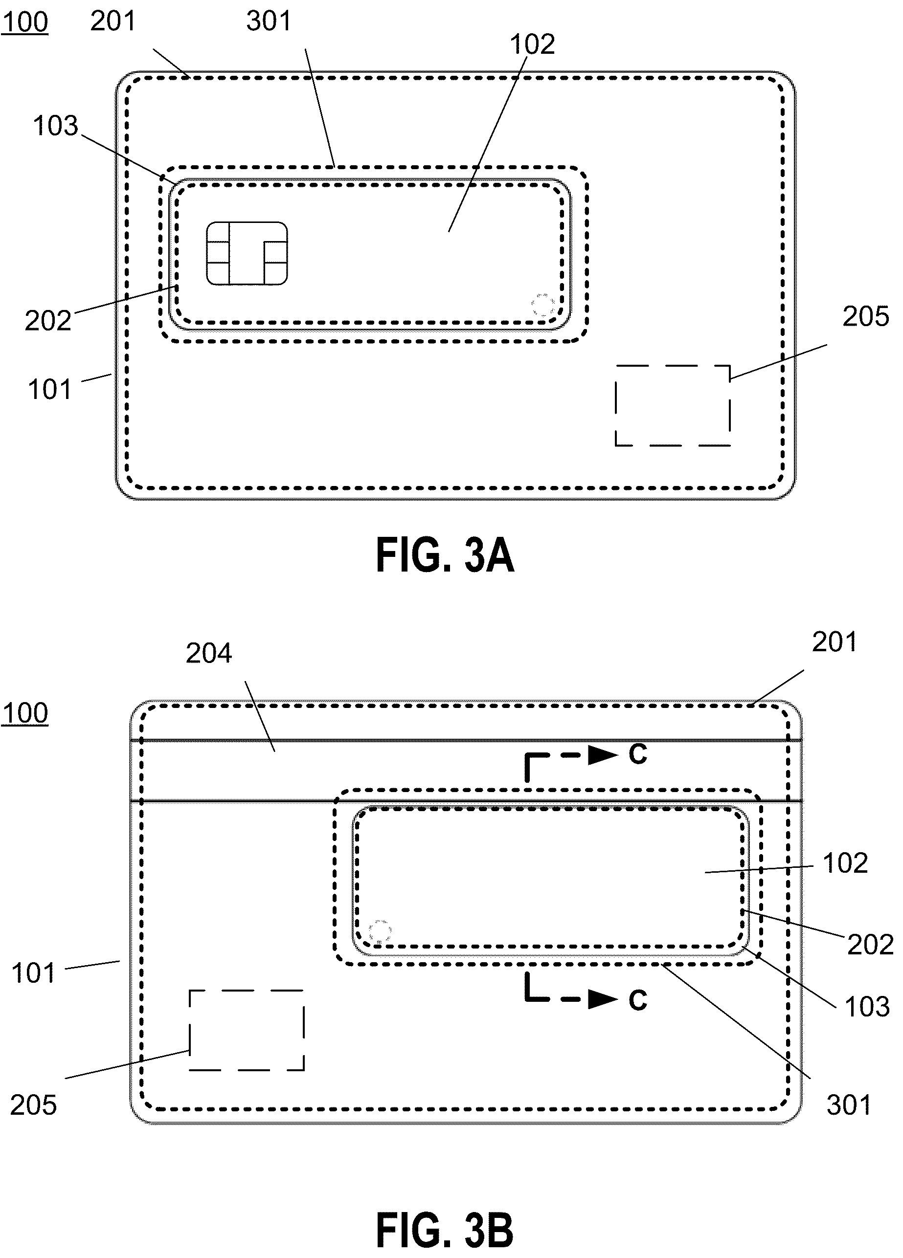 Patent US12307317 Figure 6 – Transaction card assembly