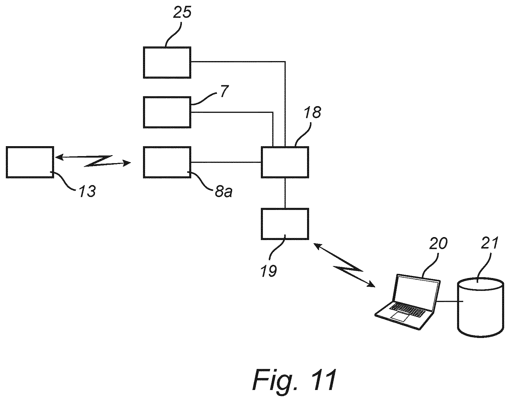 Patent US12307320 Figure 8 – Dispenser system comprising a dispenser and a replaceable liquid container