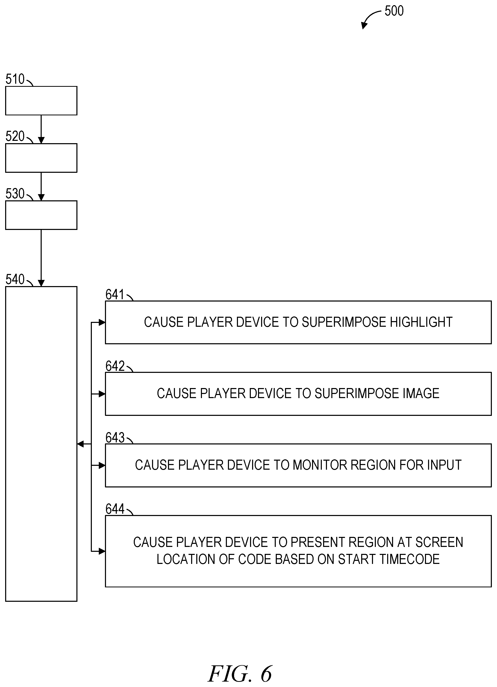 Patent US12307326 Figure 6 – Interactive region based on optically readable code
