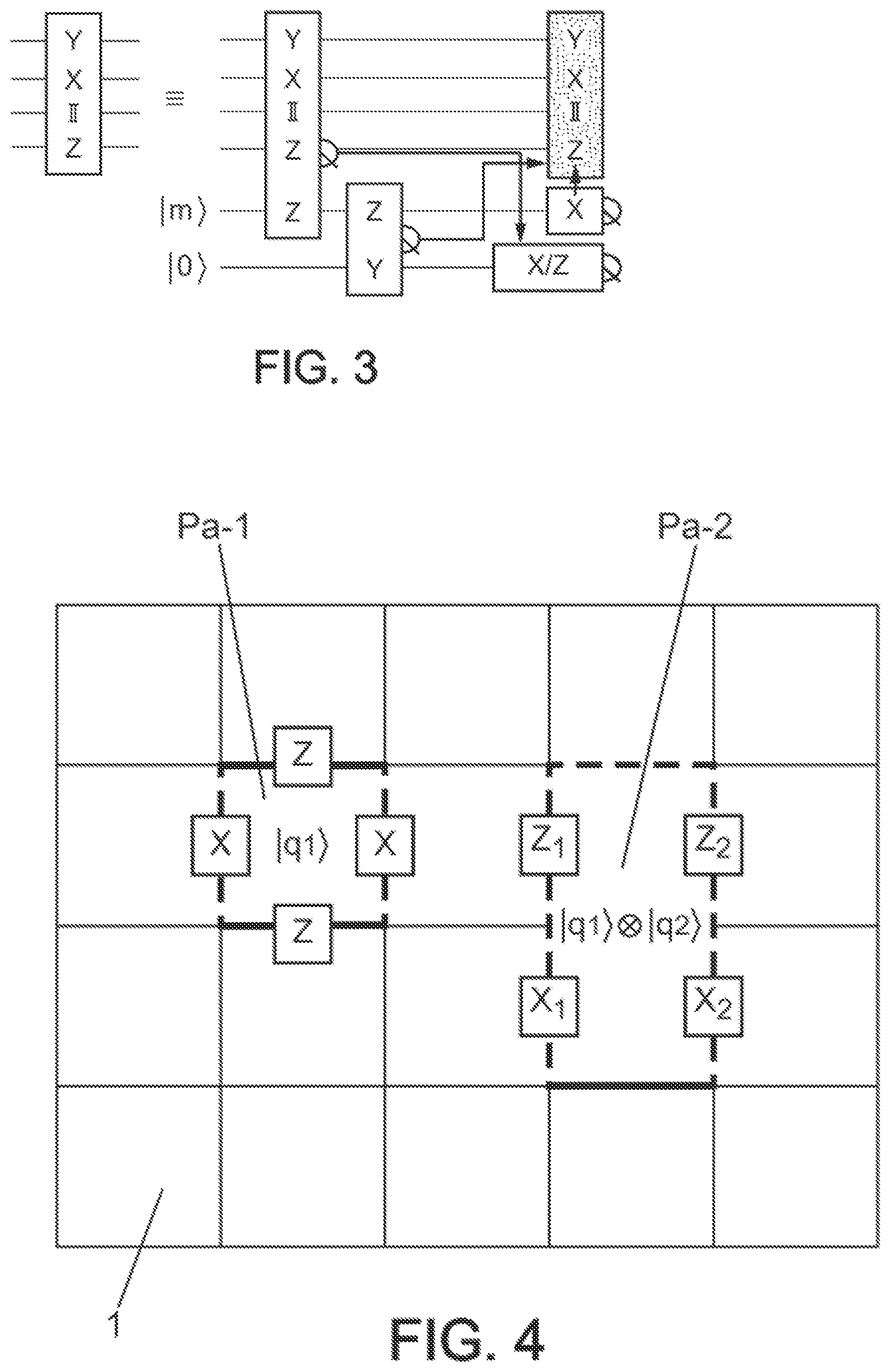 Patent US12307329 Figure 2 – Compilation technique for surface code architecture
