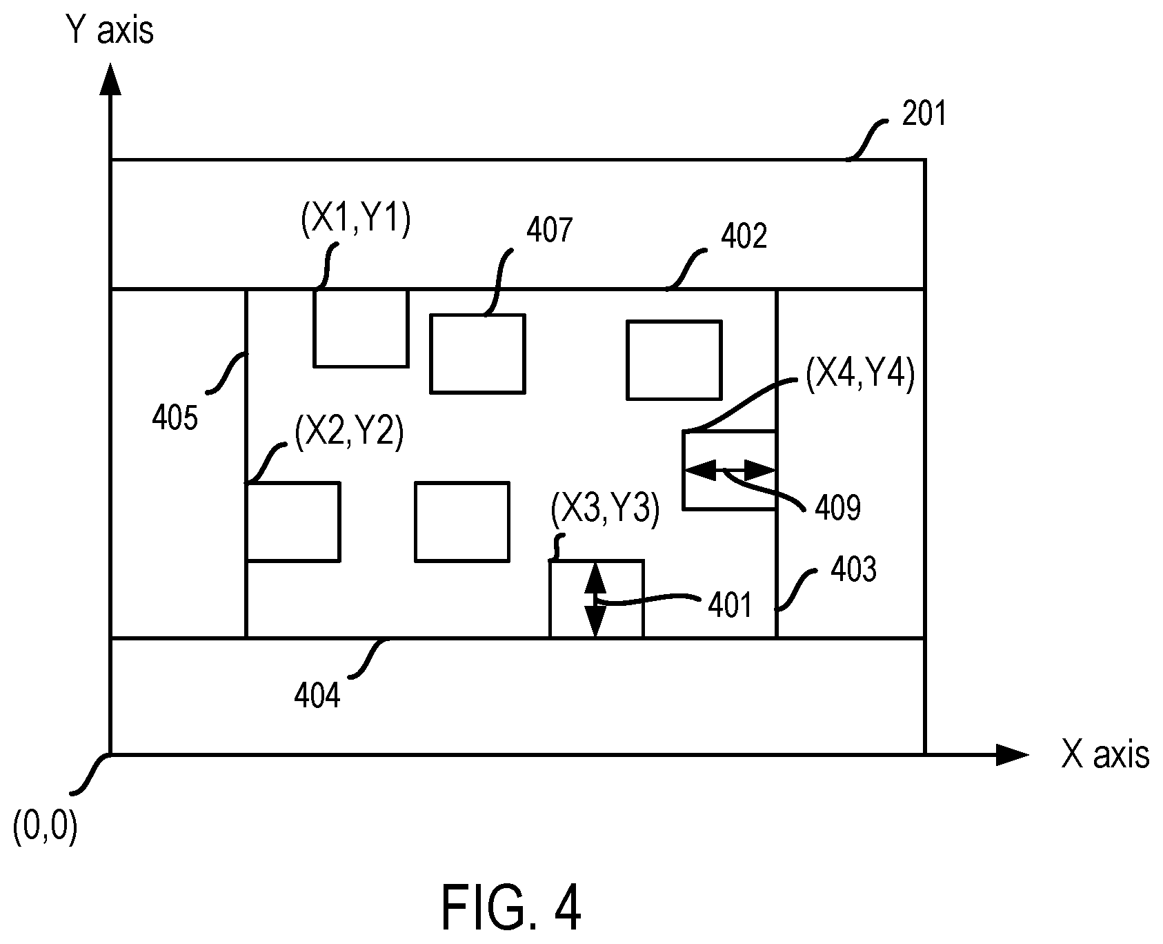 Patent US12307344 Figure 3 – Adapted scanning window in image frame of sensor for object detection