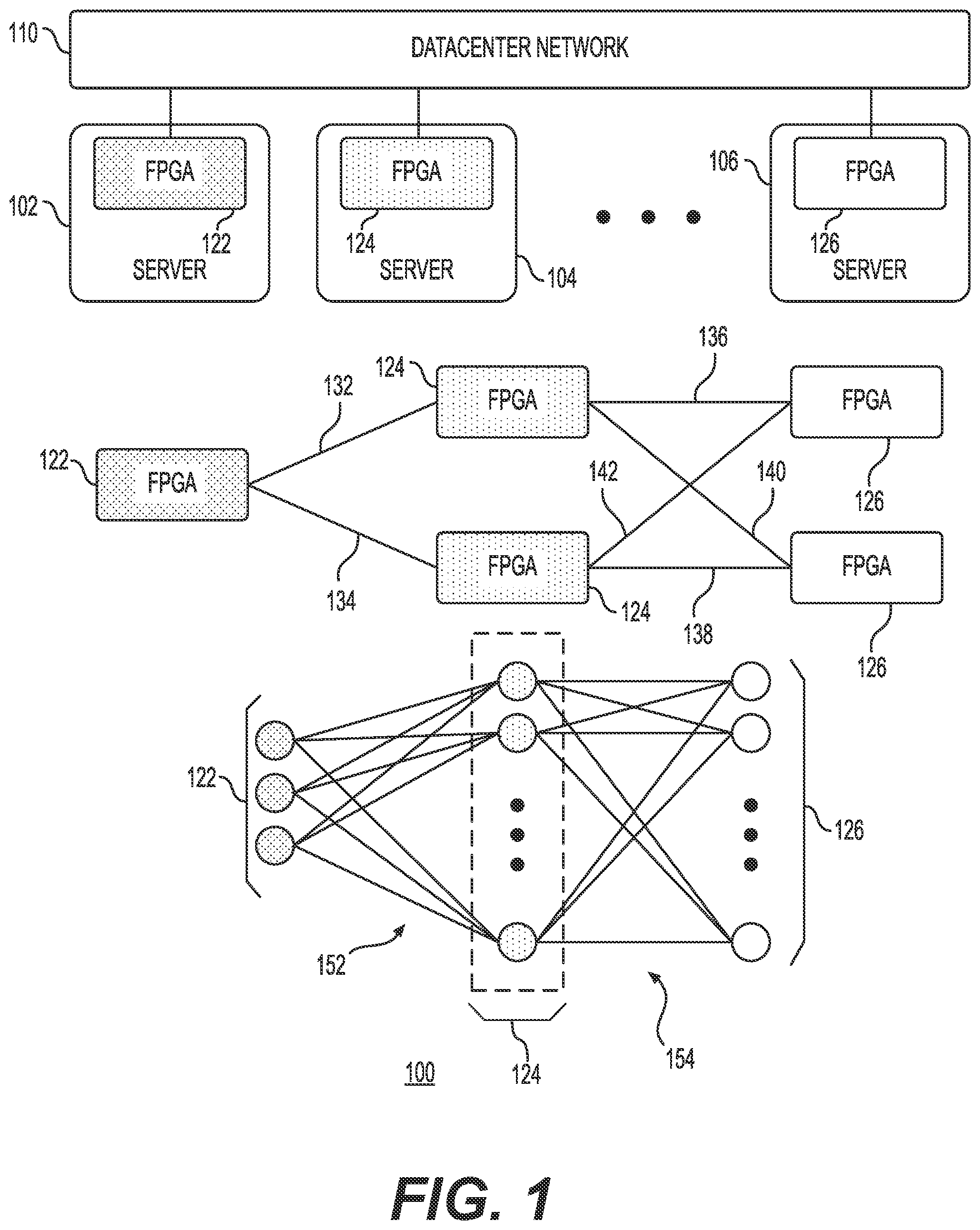 Patent US12307355 Figure 1 – Neural network processing with chained instructions