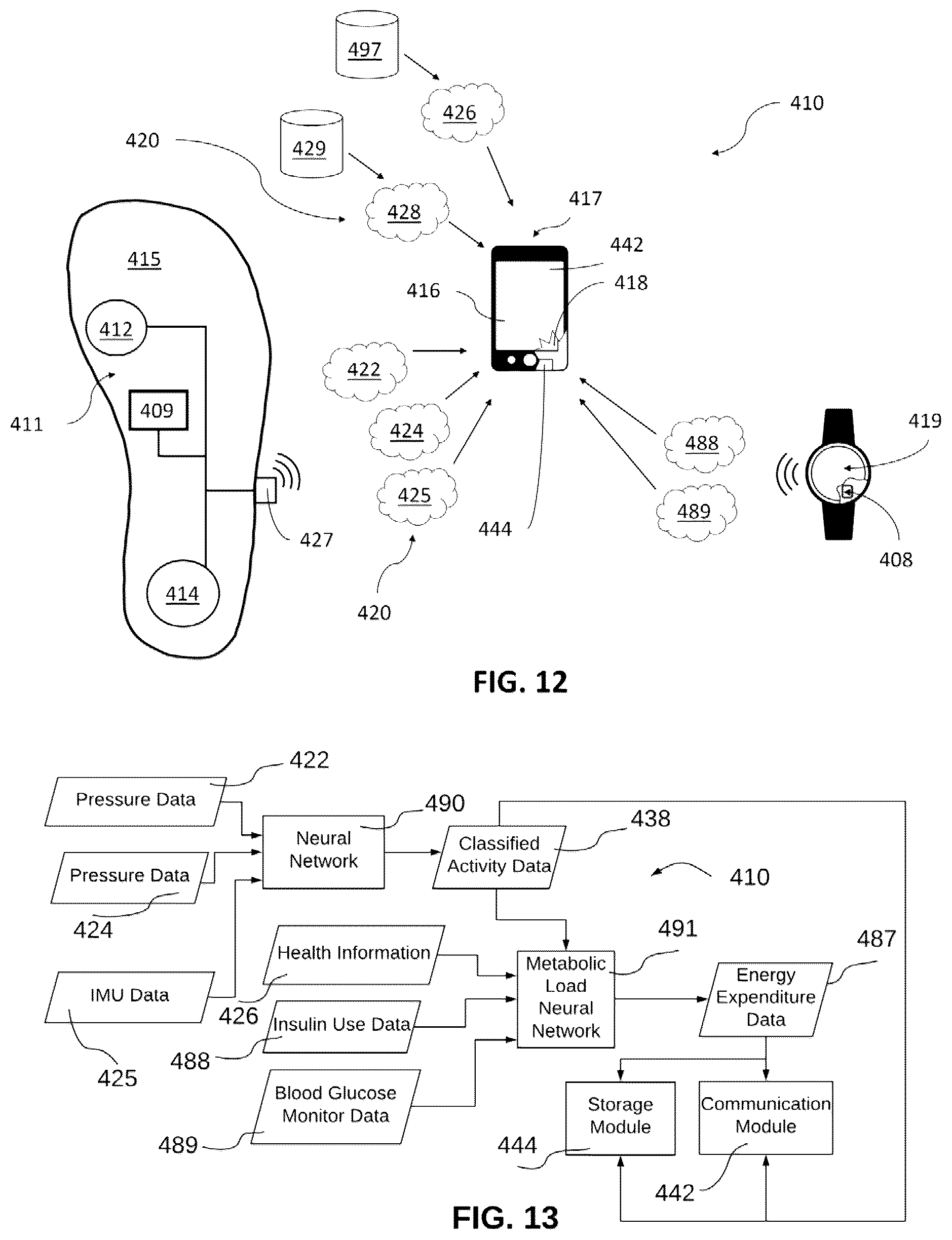 Patent US12307368 Figure 8 – Method and system for activity classification
