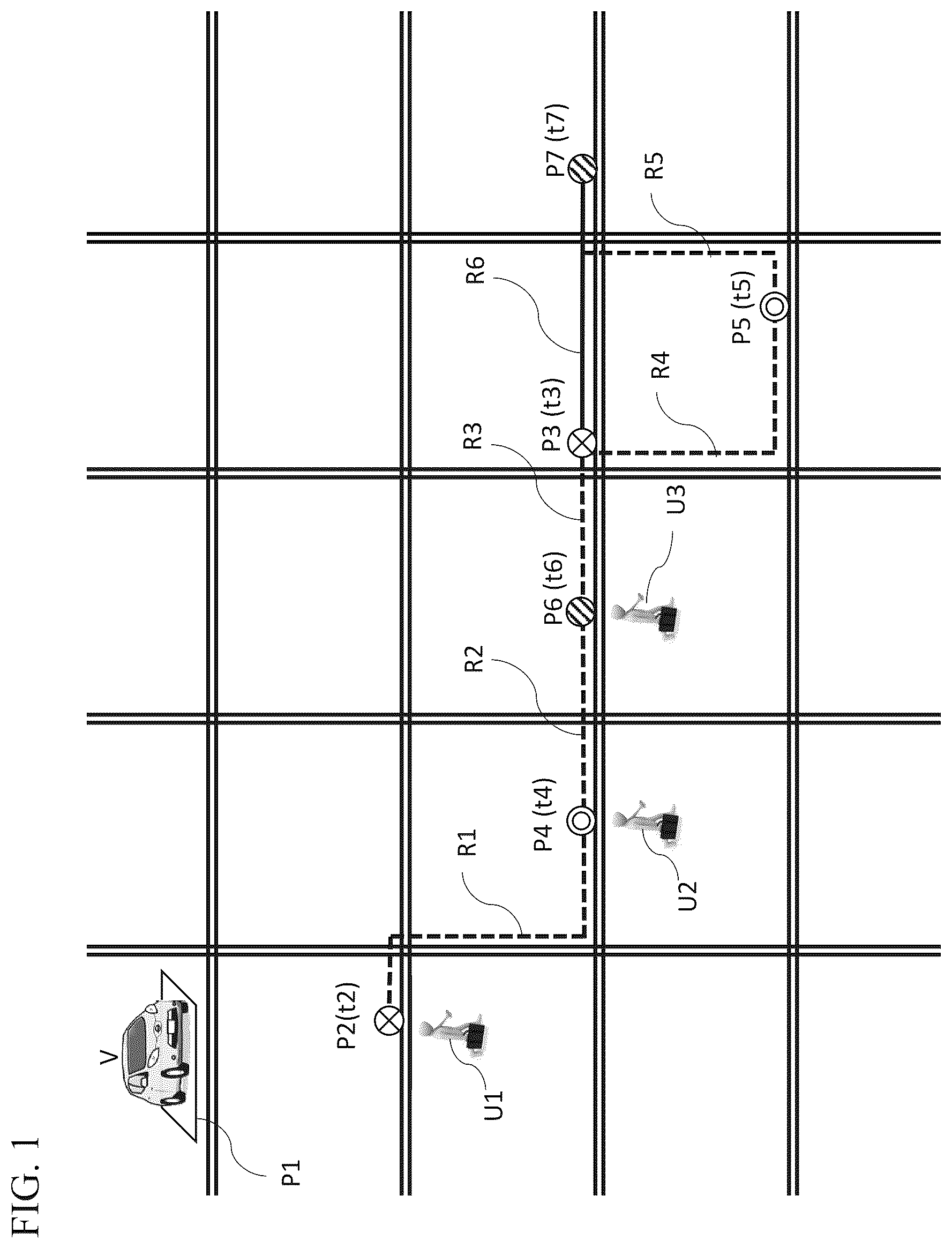 Patent US12307393 Figure 1 – Vehicle travel assistance device, vehicle travel assistance system, and vehicle travel assistance method