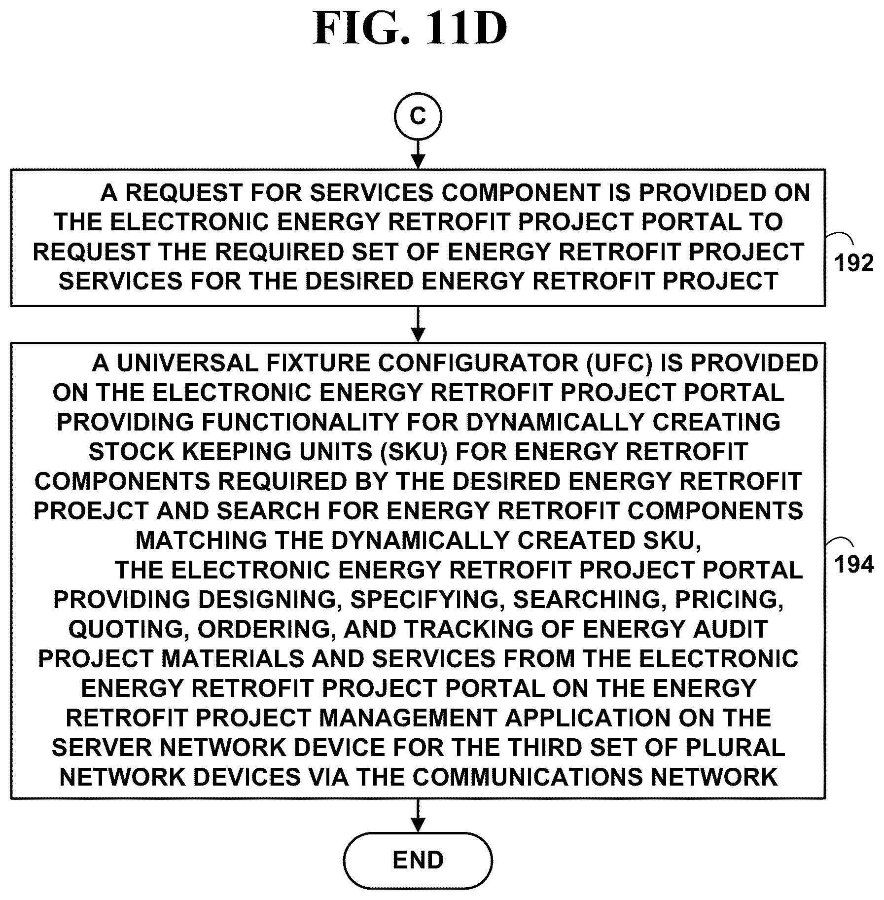 Patent US12307398 Figure 16 – Method and system for managing and sourcing materials and services for electrication projects