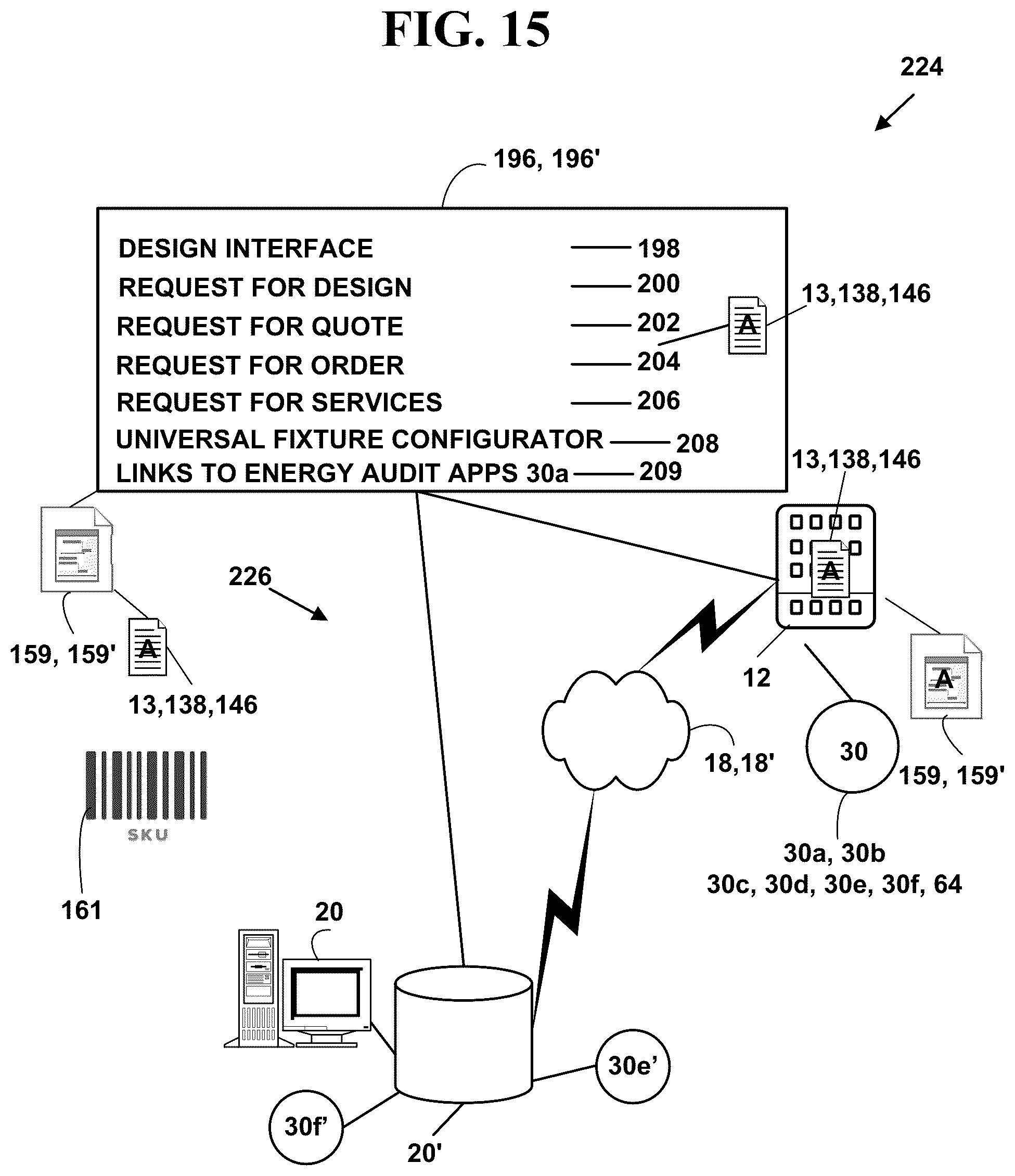 Patent US12307398 Figure 20 – Method and system for managing and sourcing materials and services for electrication projects