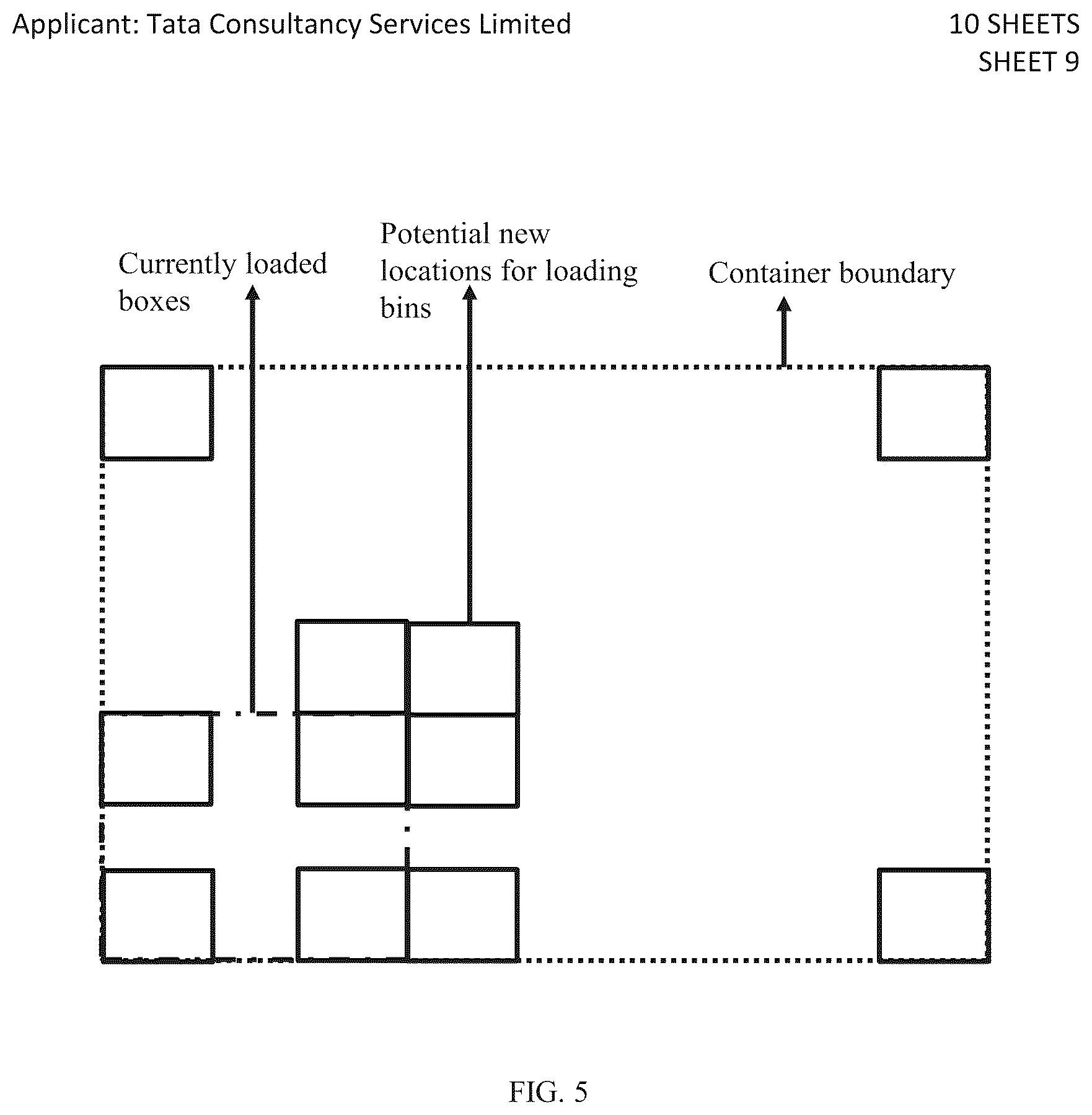 Patent US12307405 Figure 9 – System and method for autonomous multi-bin parcel loading system