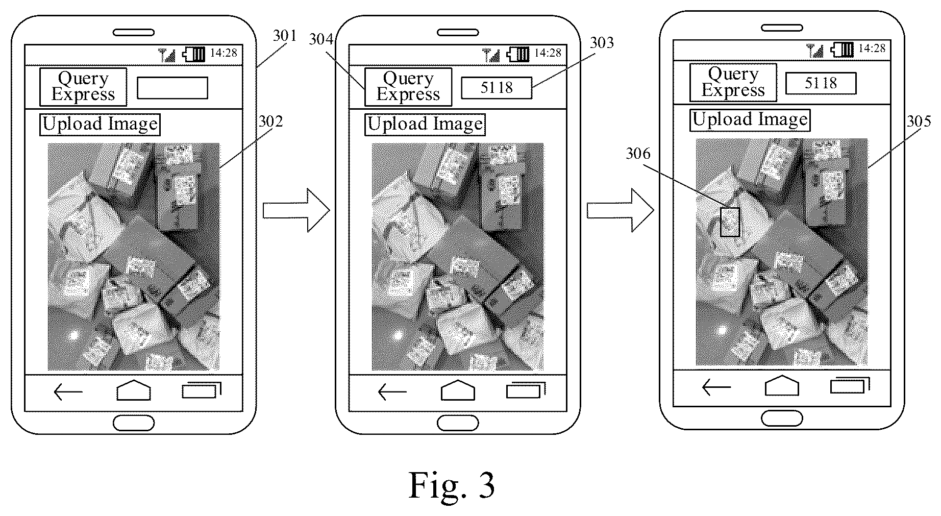 Patent US12307408 Figure 3 – Method and apparatus for positioning express parcel