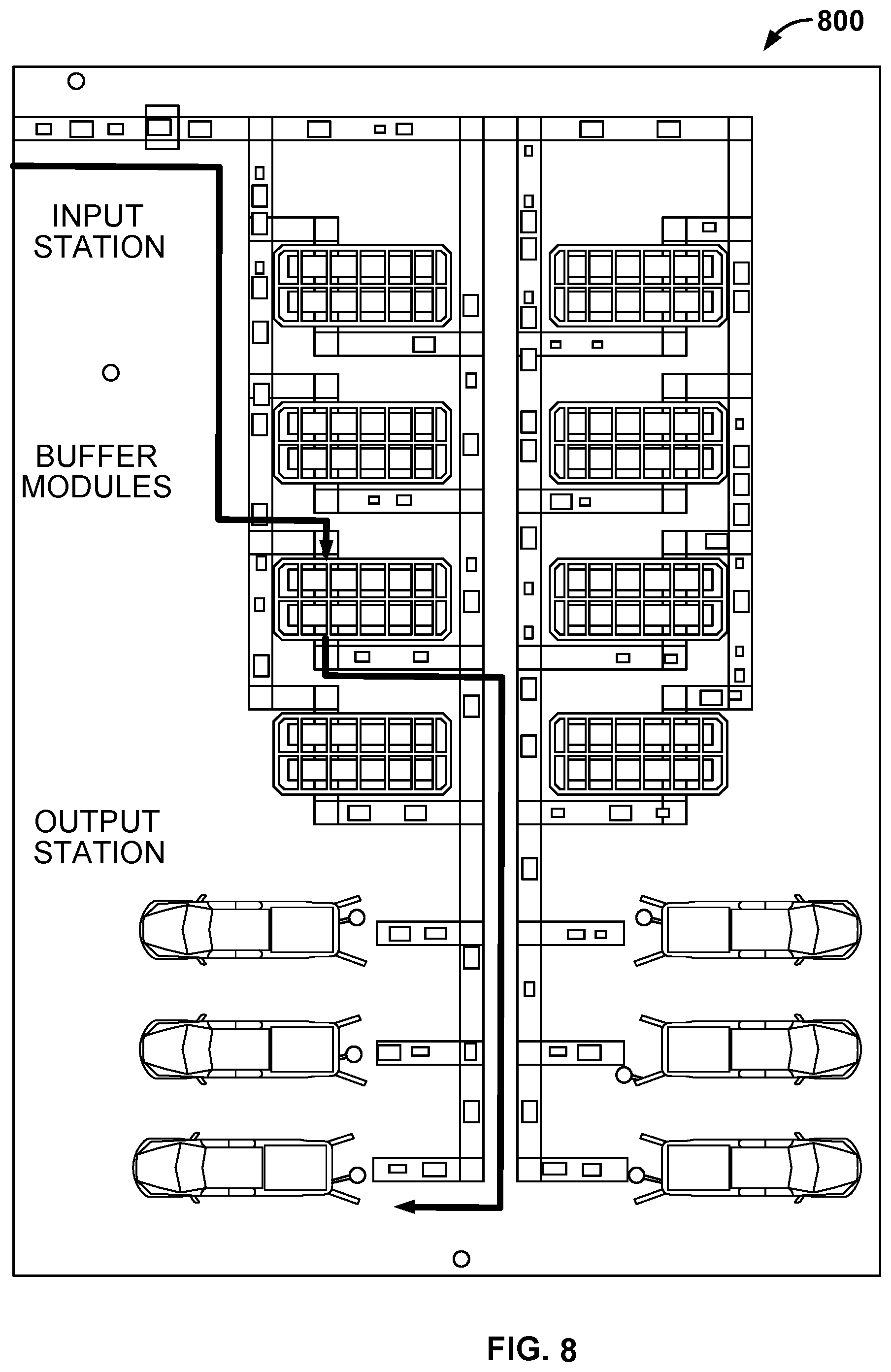 Patent US12307412 Figure 8 – Systems and methods for preparing direct-to-customer shipments