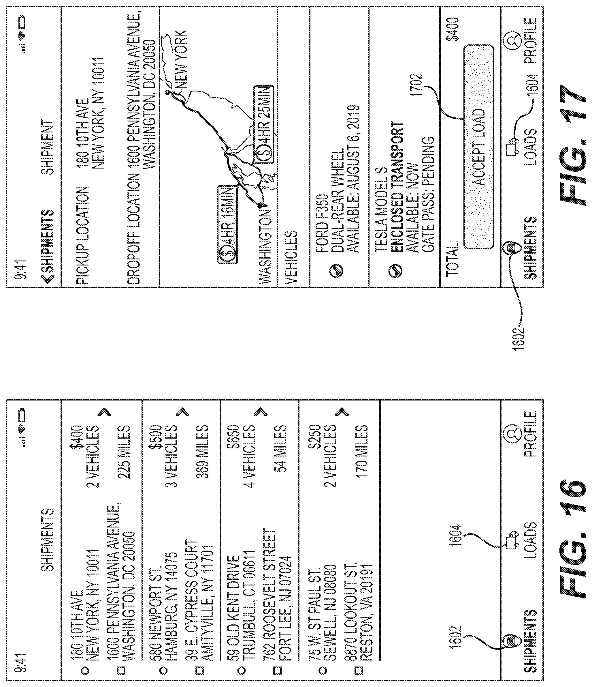 Patent US12307413 Figure 18 – Method and system for automated vehicle transportation