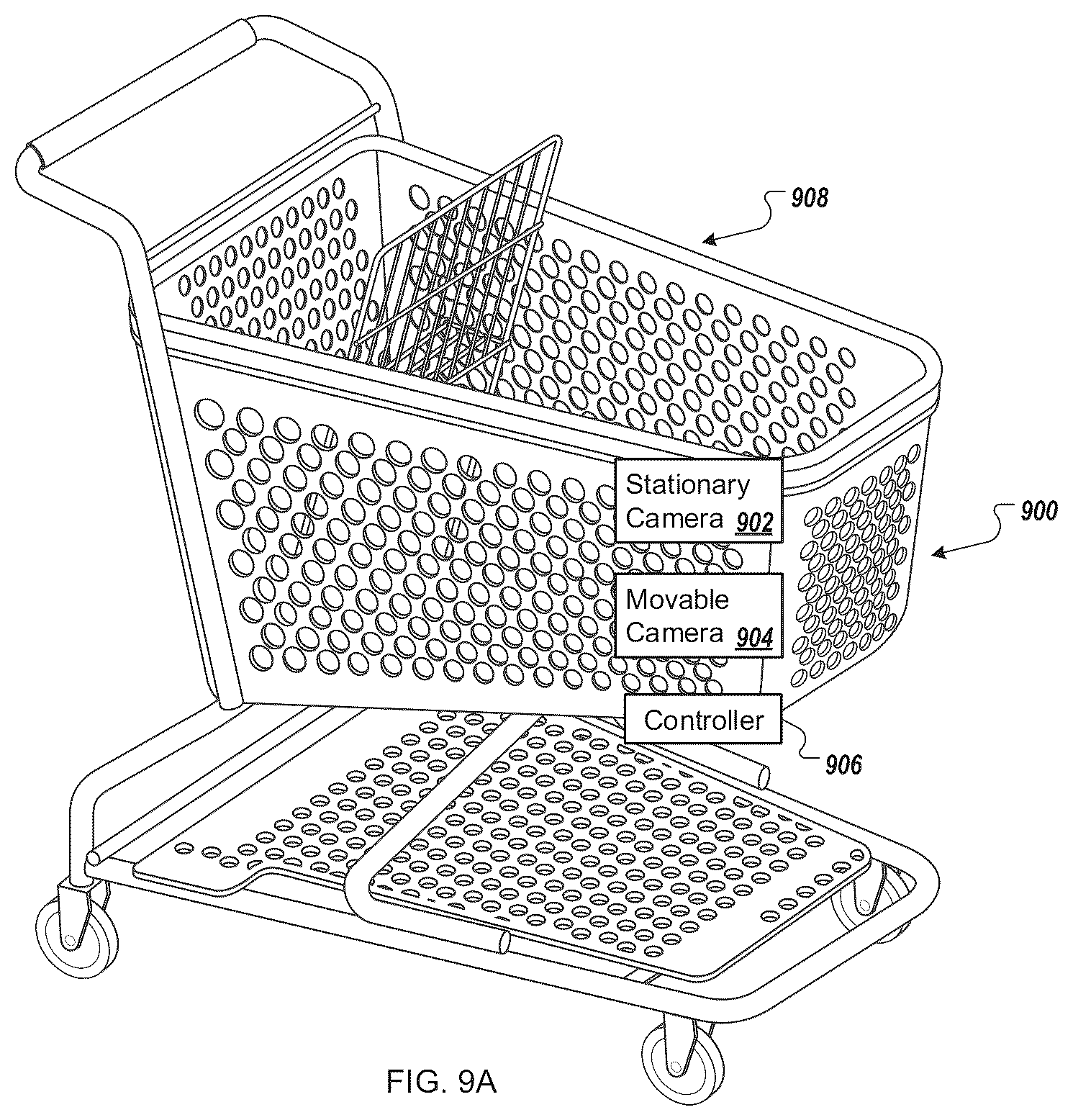 Patent US12307419 Figure 9 – Mobile apparatus with computer vision elements for inventory condition