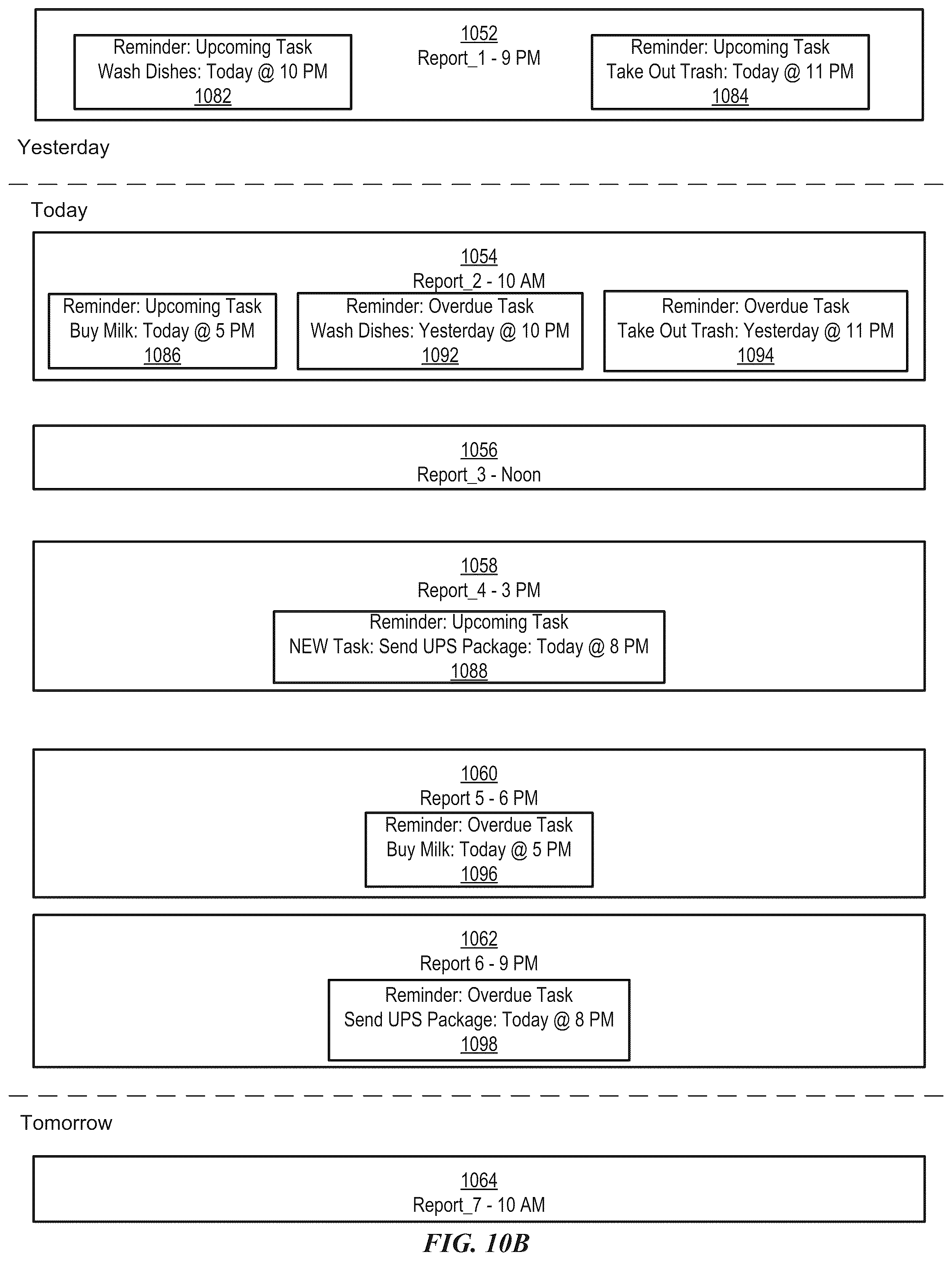 Patent US12307423 Figure 17 – Digital assistant-enabled daily briefings