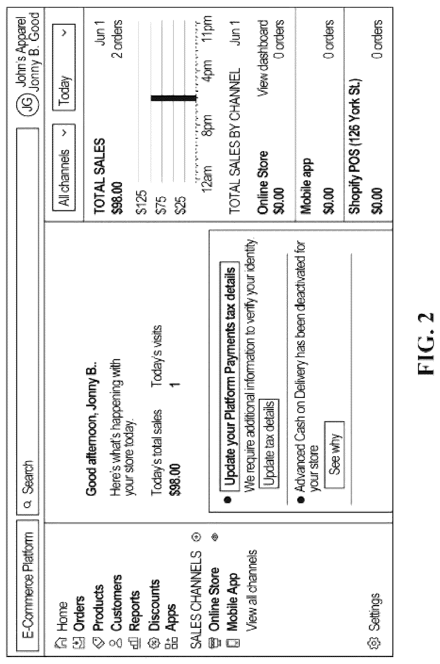 Patent US12307431 Figure 2 – Systems, apparatus, and methods for providing data entry feedback at electronic user devices