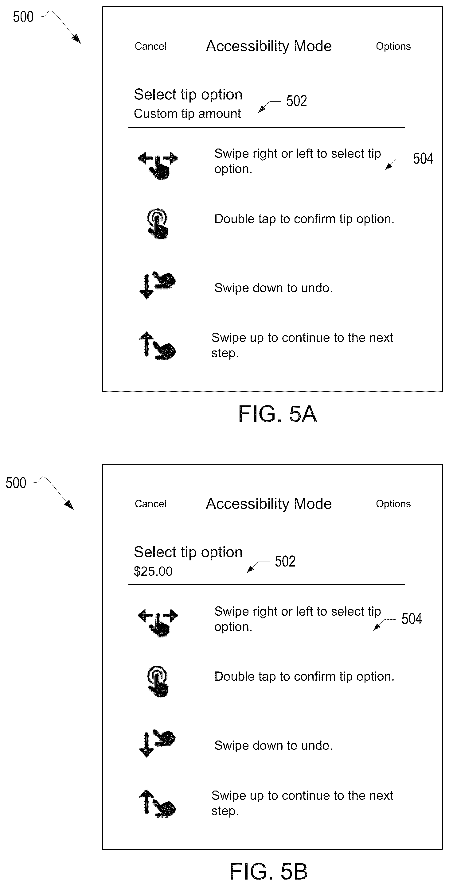 Patent US12307431 Figure 5 – Systems, apparatus, and methods for providing data entry feedback at electronic user devices