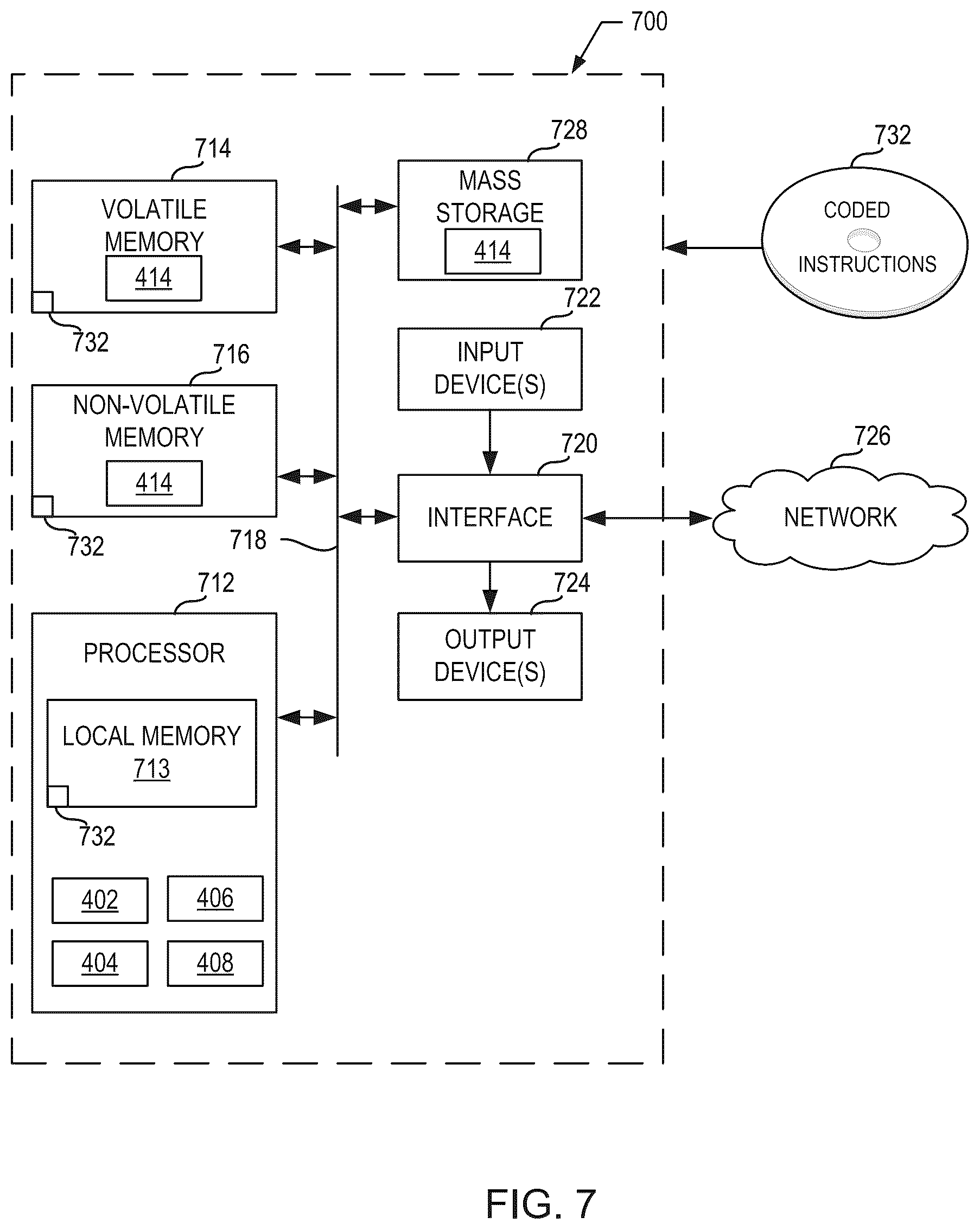 Patent US12307431 Figure 7 – Systems, apparatus, and methods for providing data entry feedback at electronic user devices