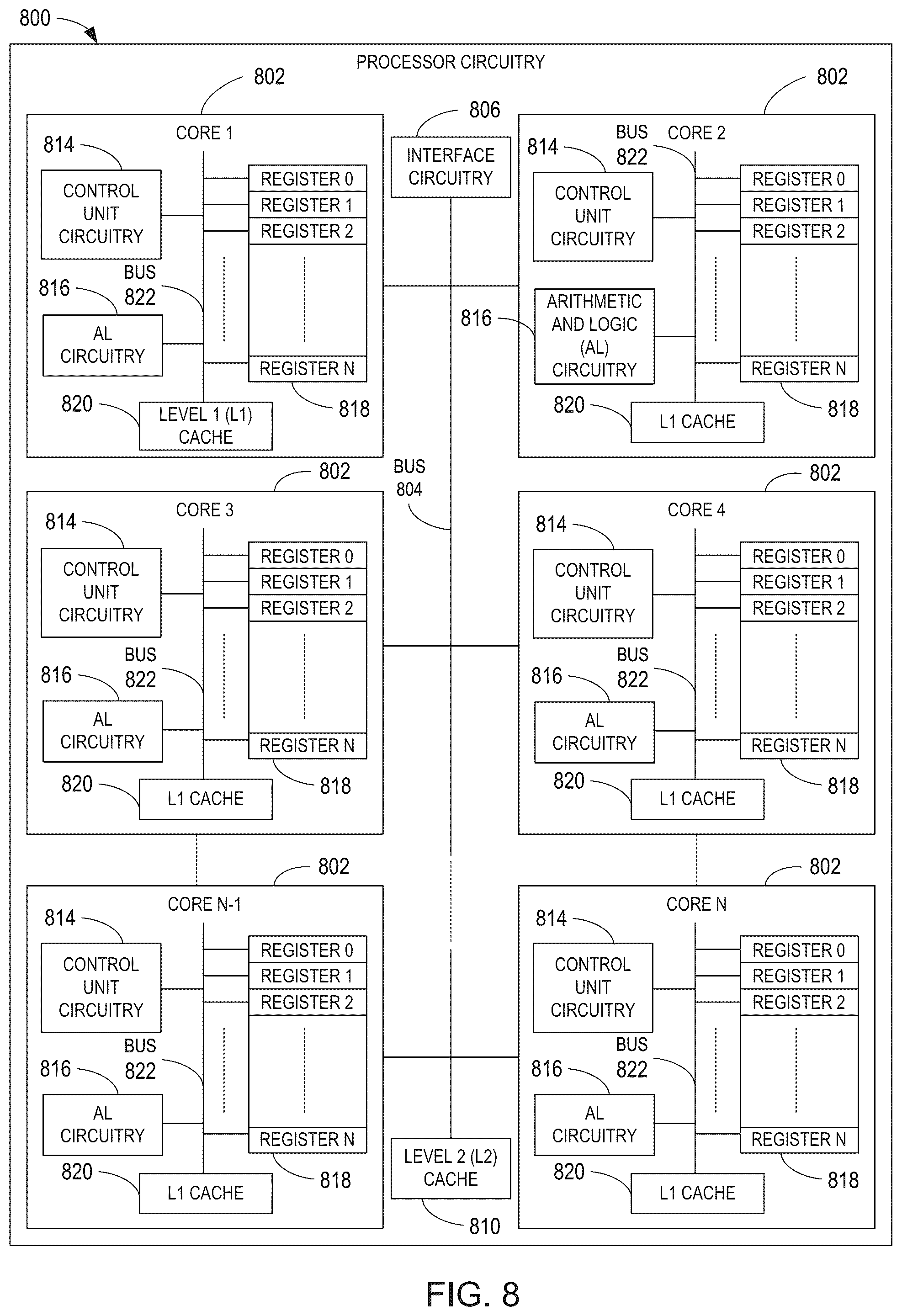 Patent US12307431 Figure 8 – Systems, apparatus, and methods for providing data entry feedback at electronic user devices