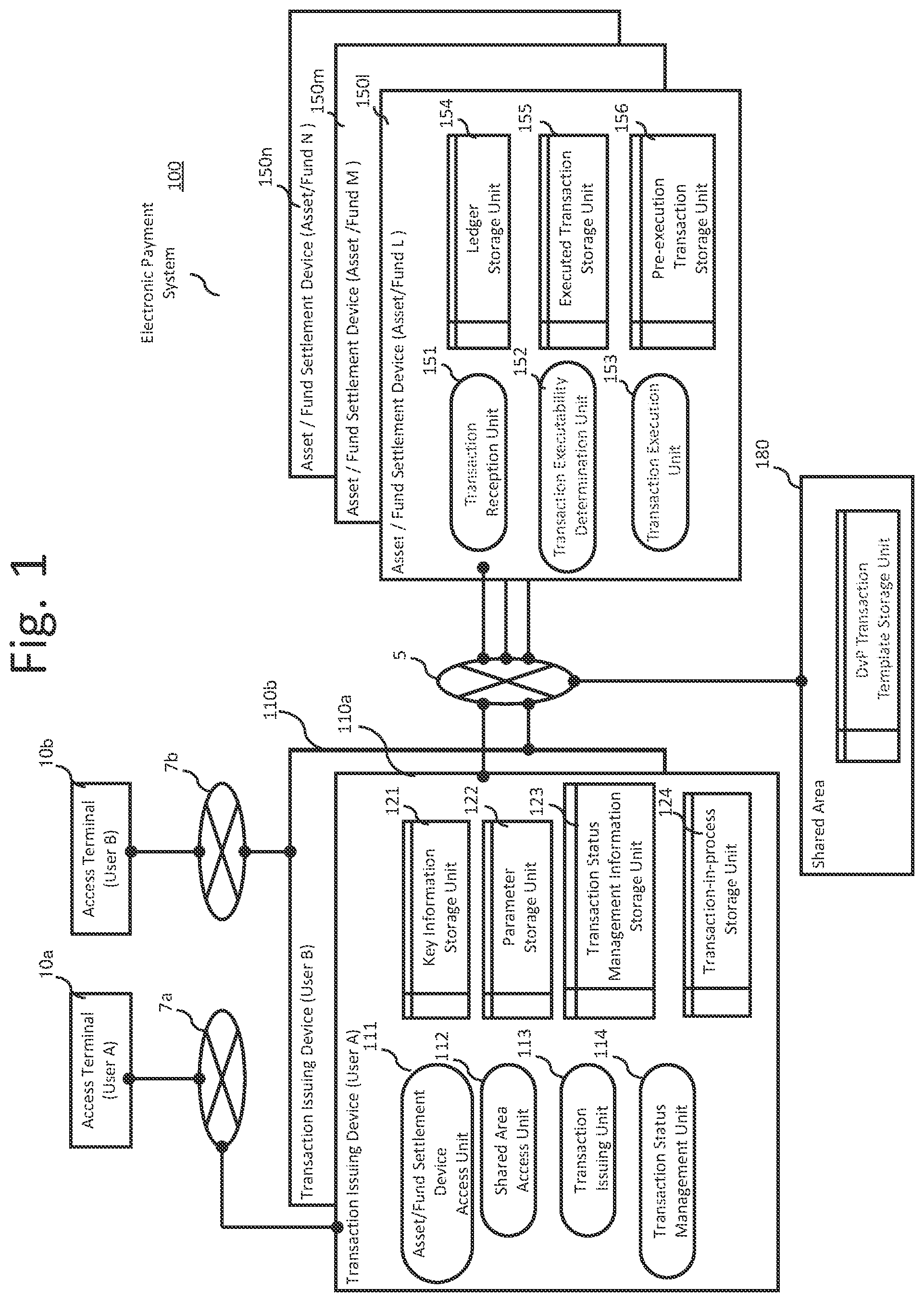 Patent US12307441 Figure 1 – Electronic payment system and electronic payment method