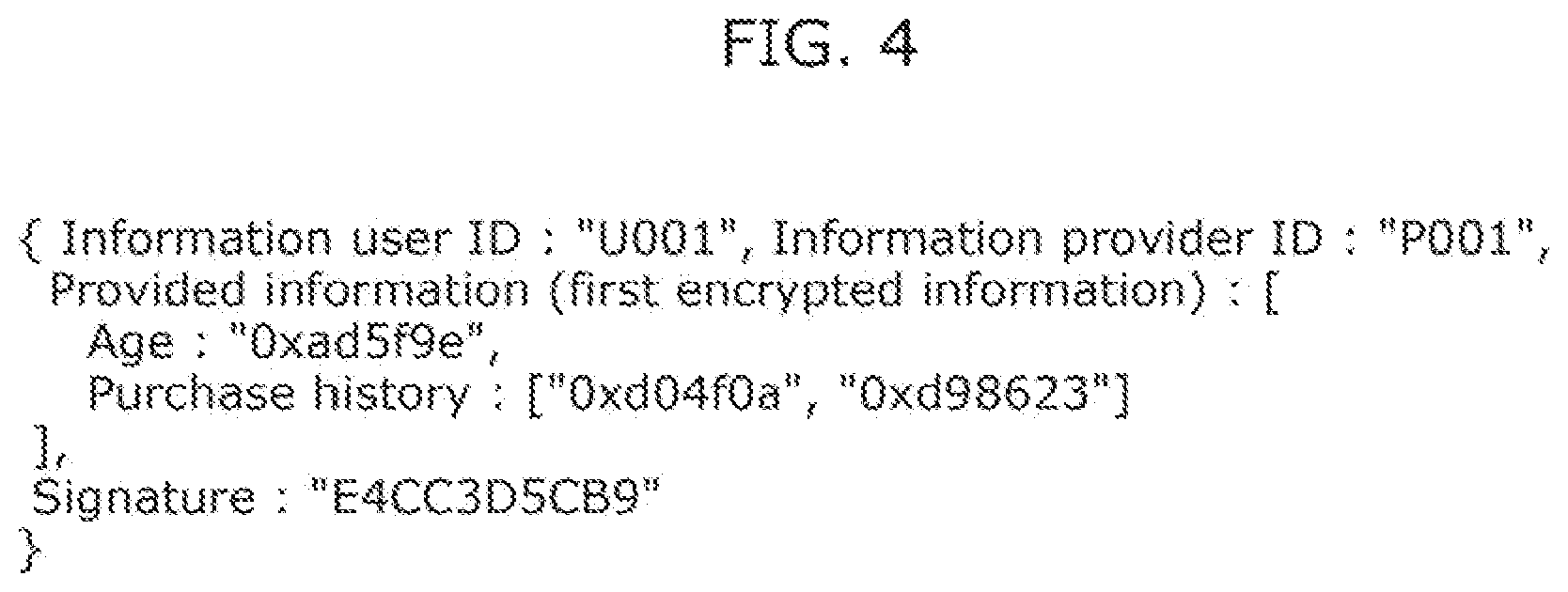 Patent US12307445 Figure 4 – Information transaction method, information user terminal, and recording medium