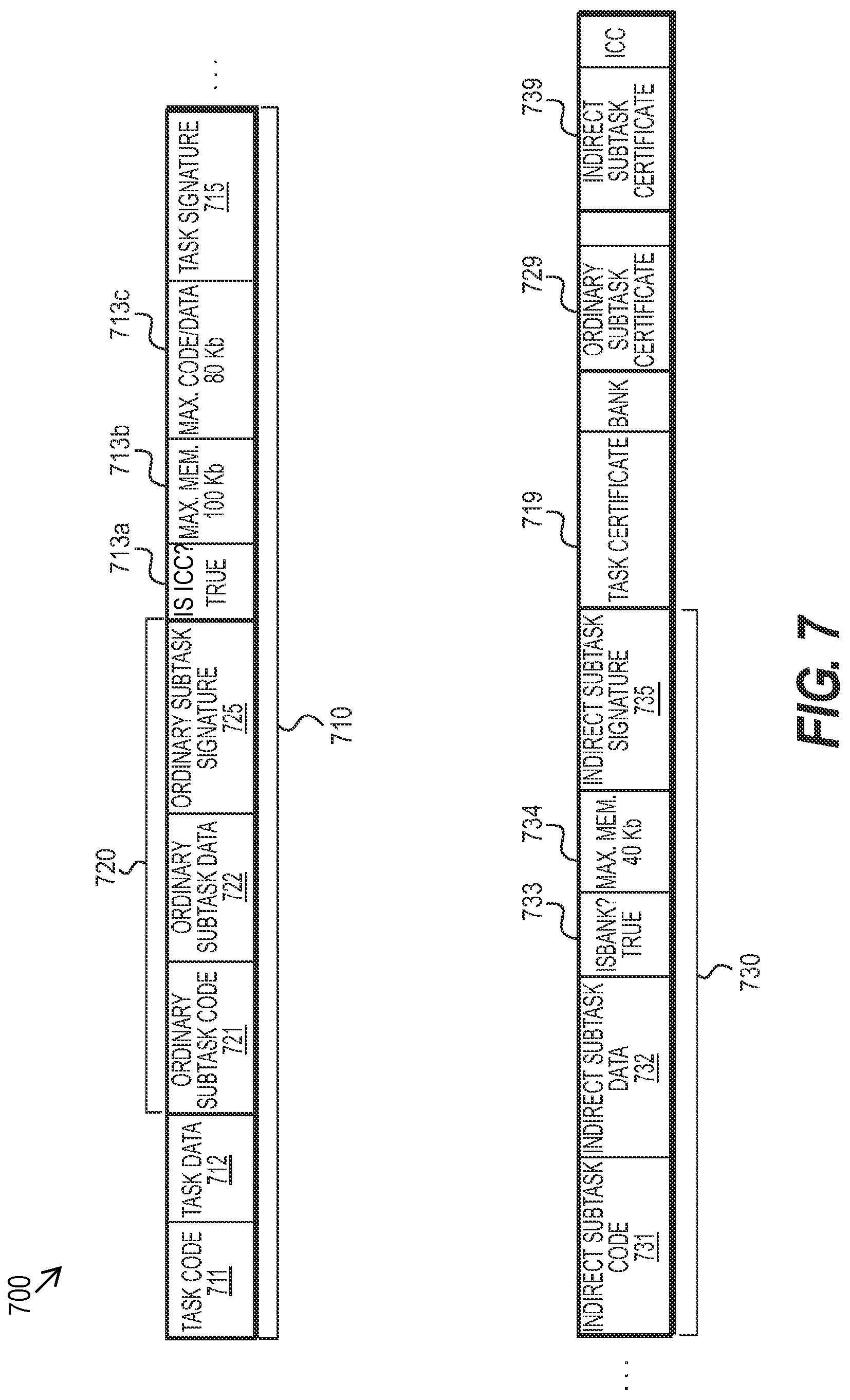 Patent US12307448 Figure 7 – Methods and electronic devices for securely storing and providing payment information