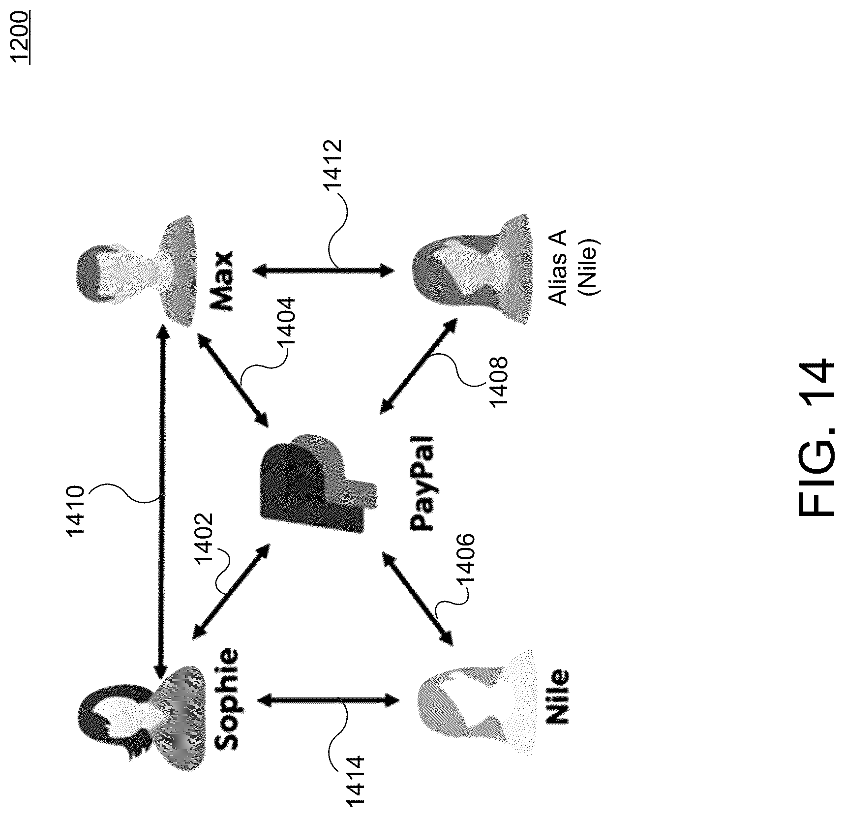 Patent US12307454 Figure 16 – Laundering detection in second layer networks