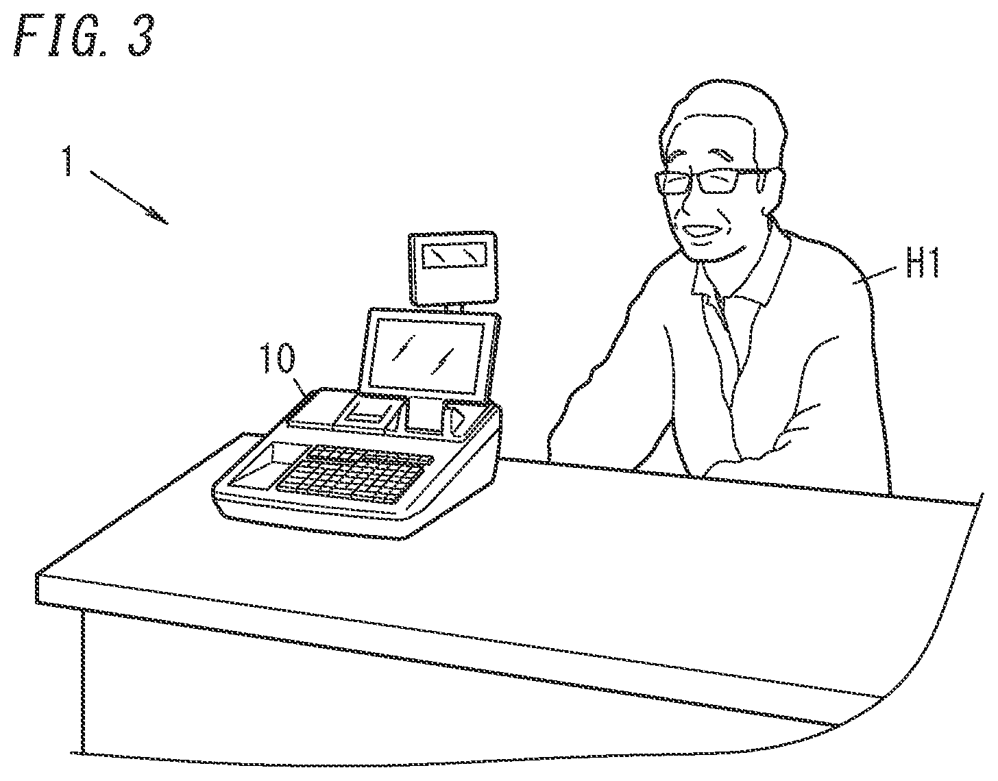 Patent US12307455 Figure 3 – Evaluation system, evaluation method, program, server device, and terminal device
