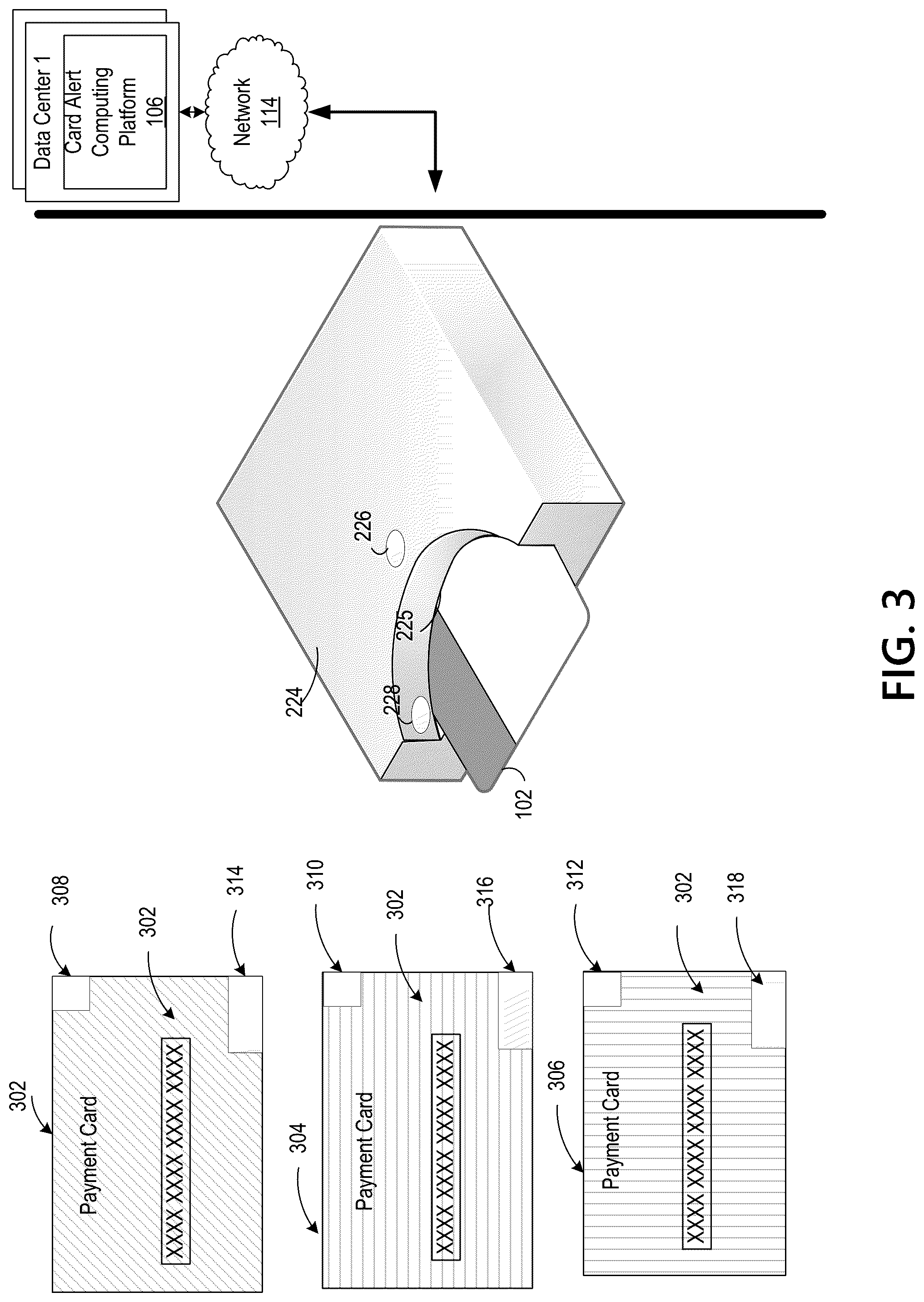 Patent US12307464 Figure 3 – Detecting cloned payment cards
