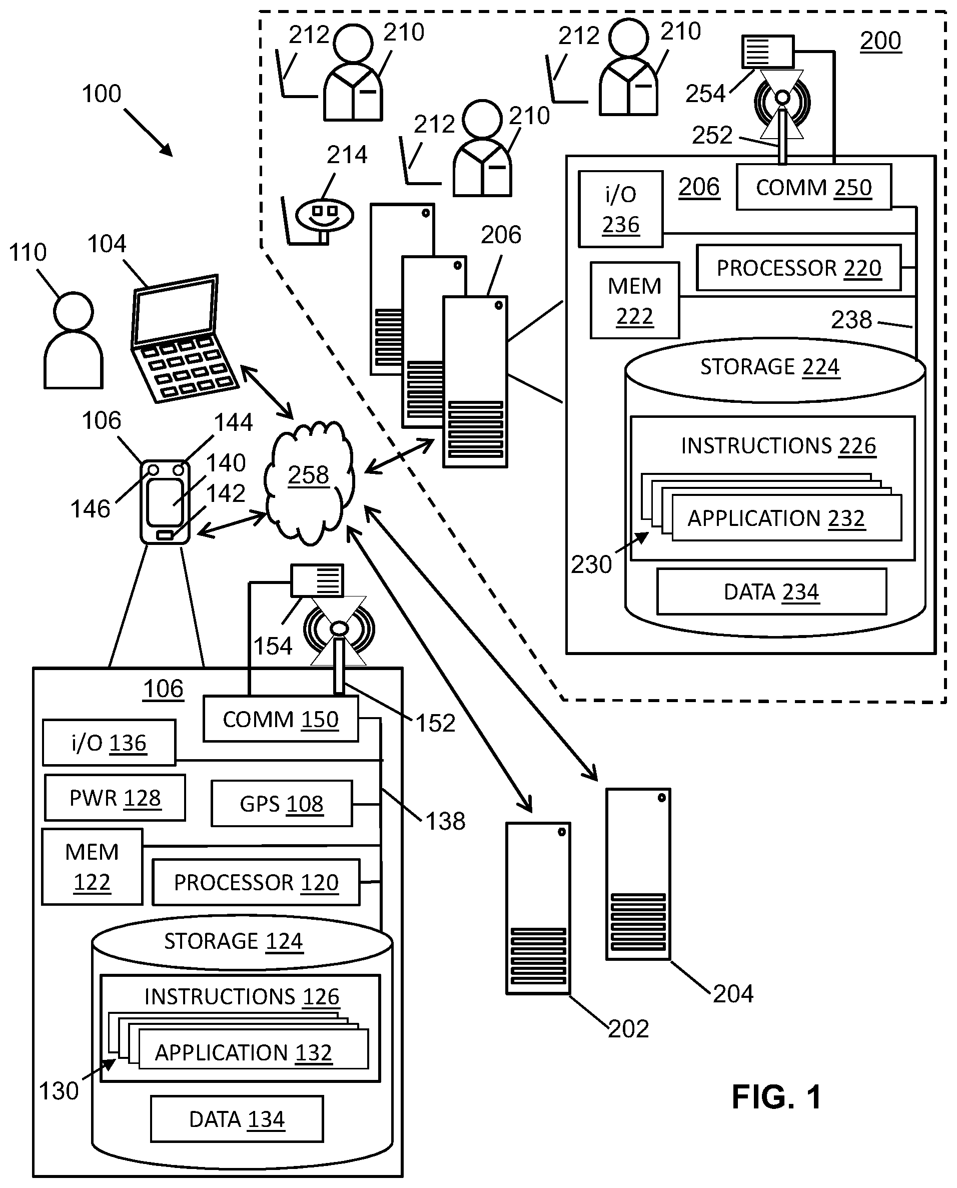 Patent US12307473 Figure 1 – Automatically adjusting system activities based on trained machine learning model