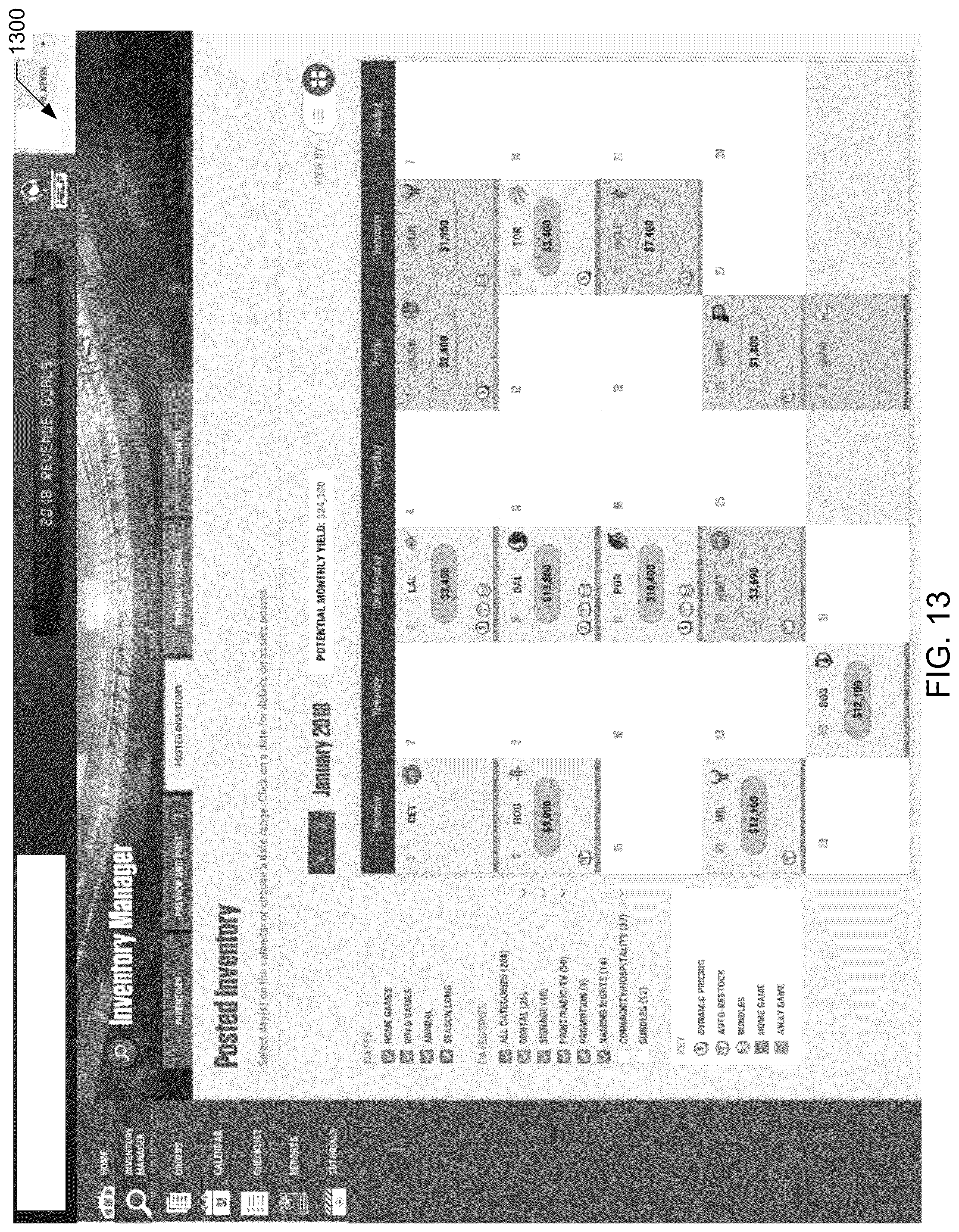 Patent US12307483 Figure 13 – Advertisement and promotional asset management method and system