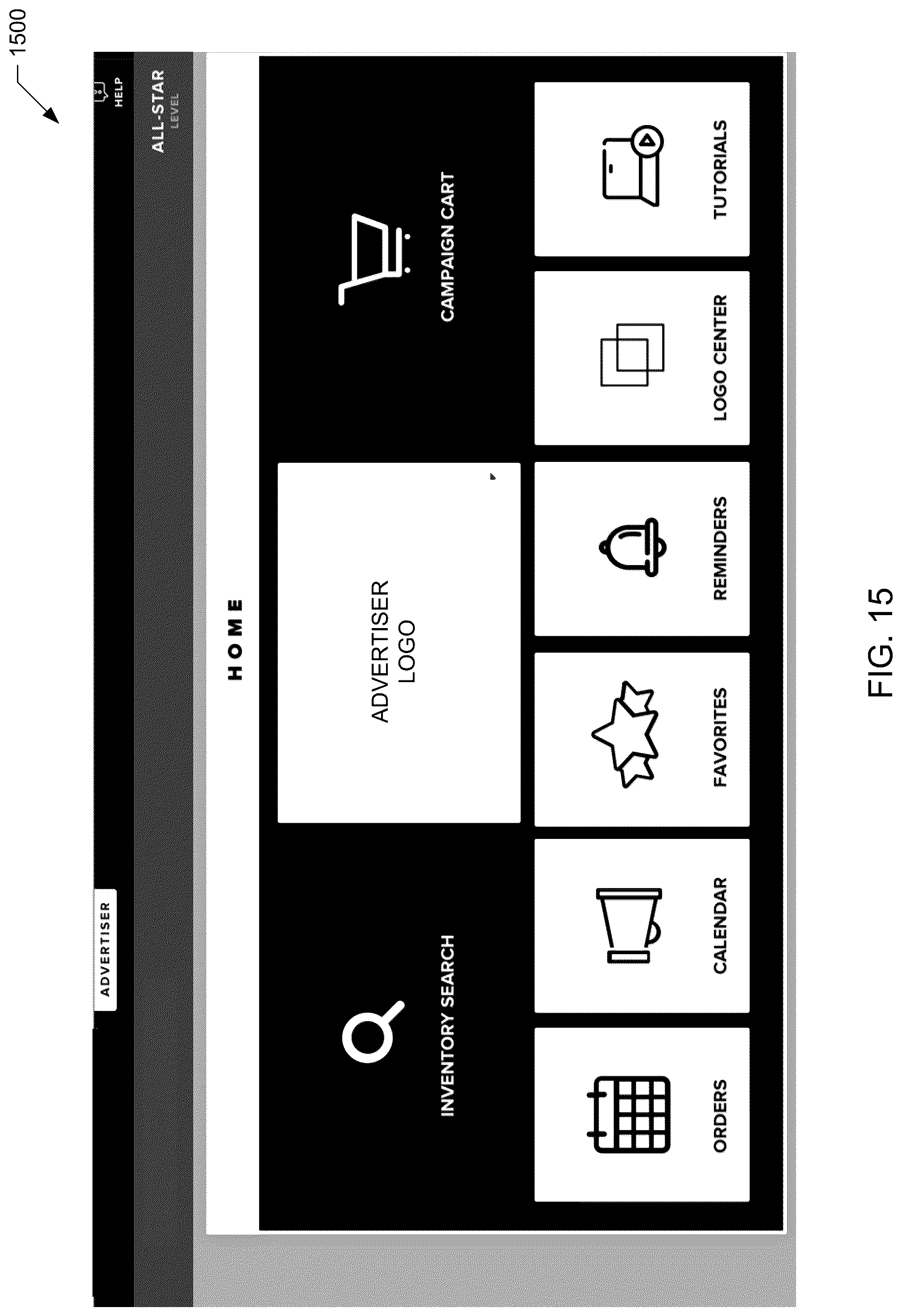 Patent US12307483 Figure 15 – Advertisement and promotional asset management method and system