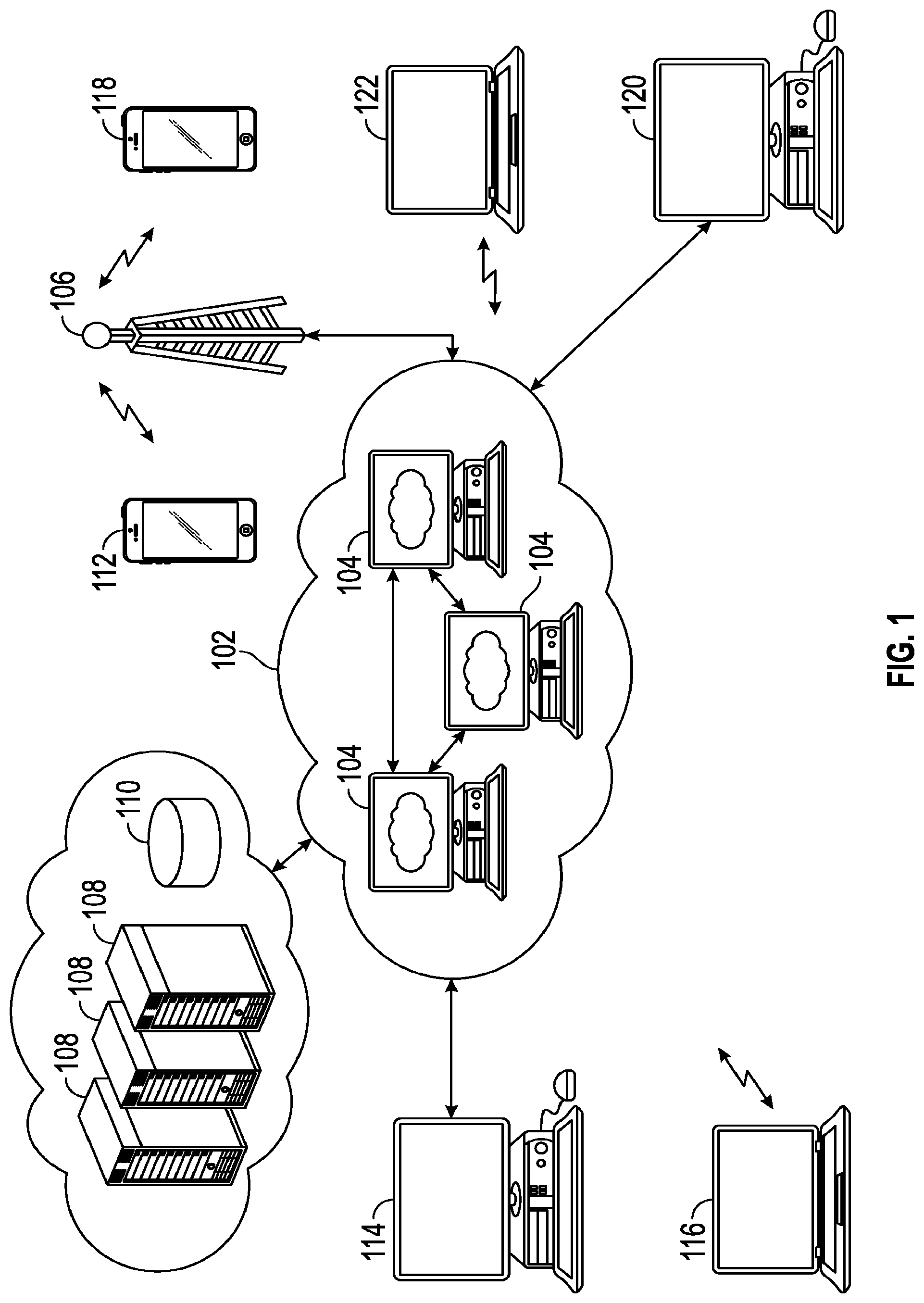Patent US12307488 — Targeted marketing based on social media interaction — Figure 1