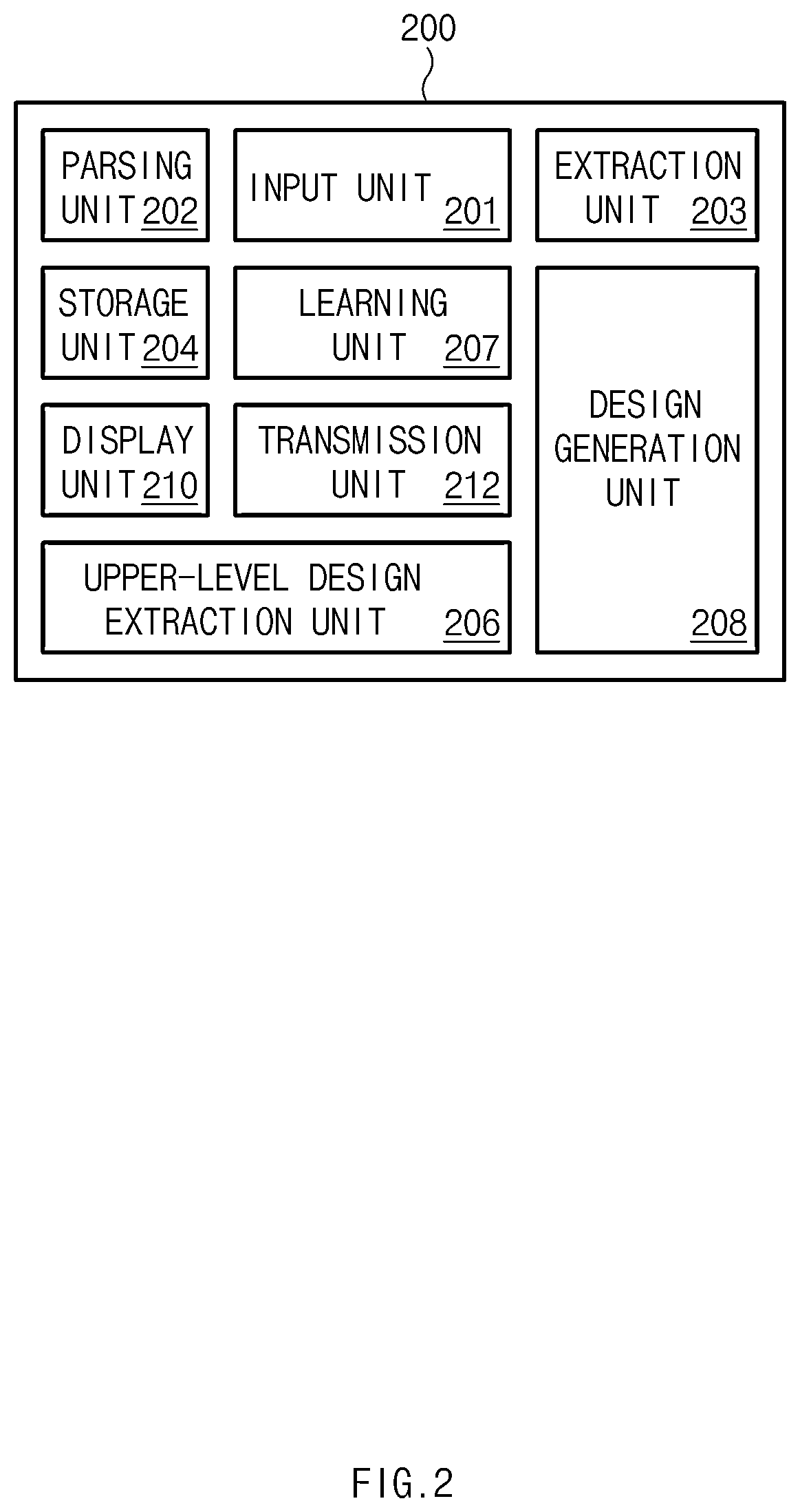 Patent US12307490 Figure 2 – Image/text-based design creating device and method