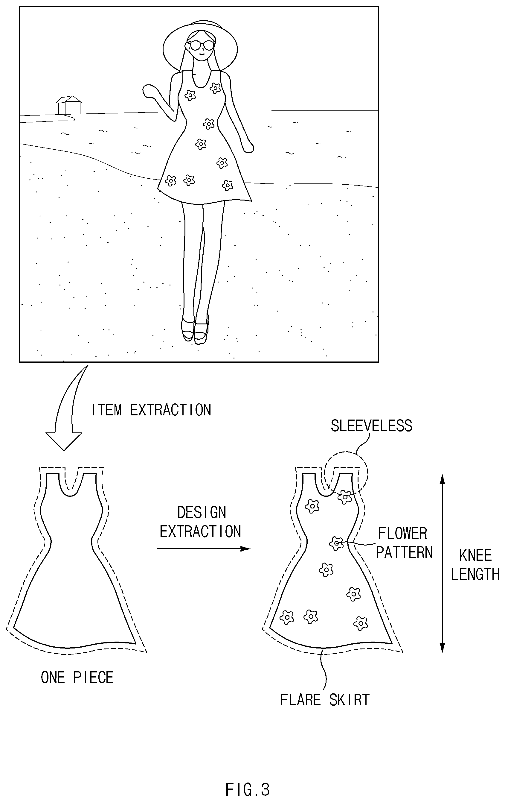 Patent US12307490 Figure 3 – Image/text-based design creating device and method