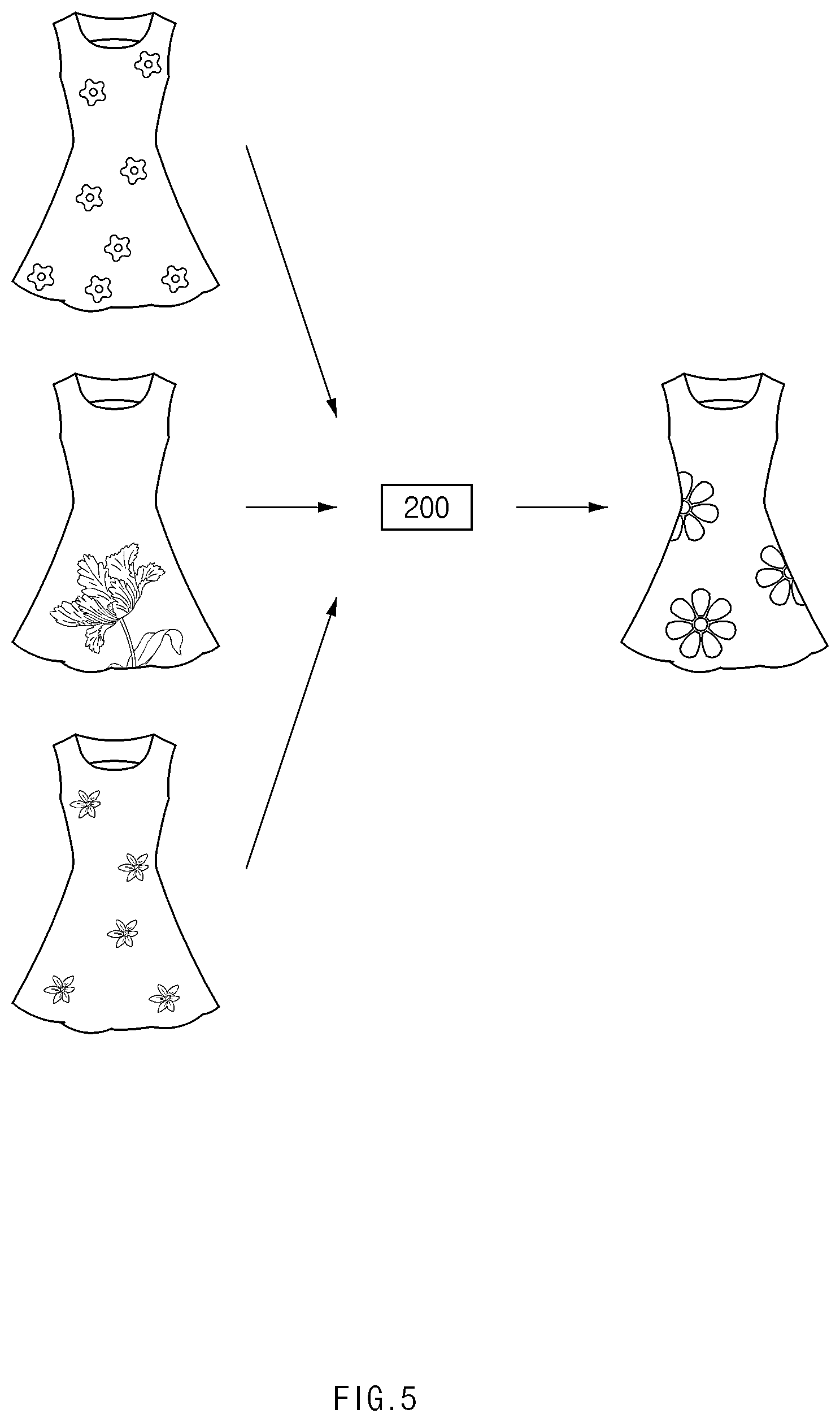 Patent US12307490 Figure 5 – Image/text-based design creating device and method
