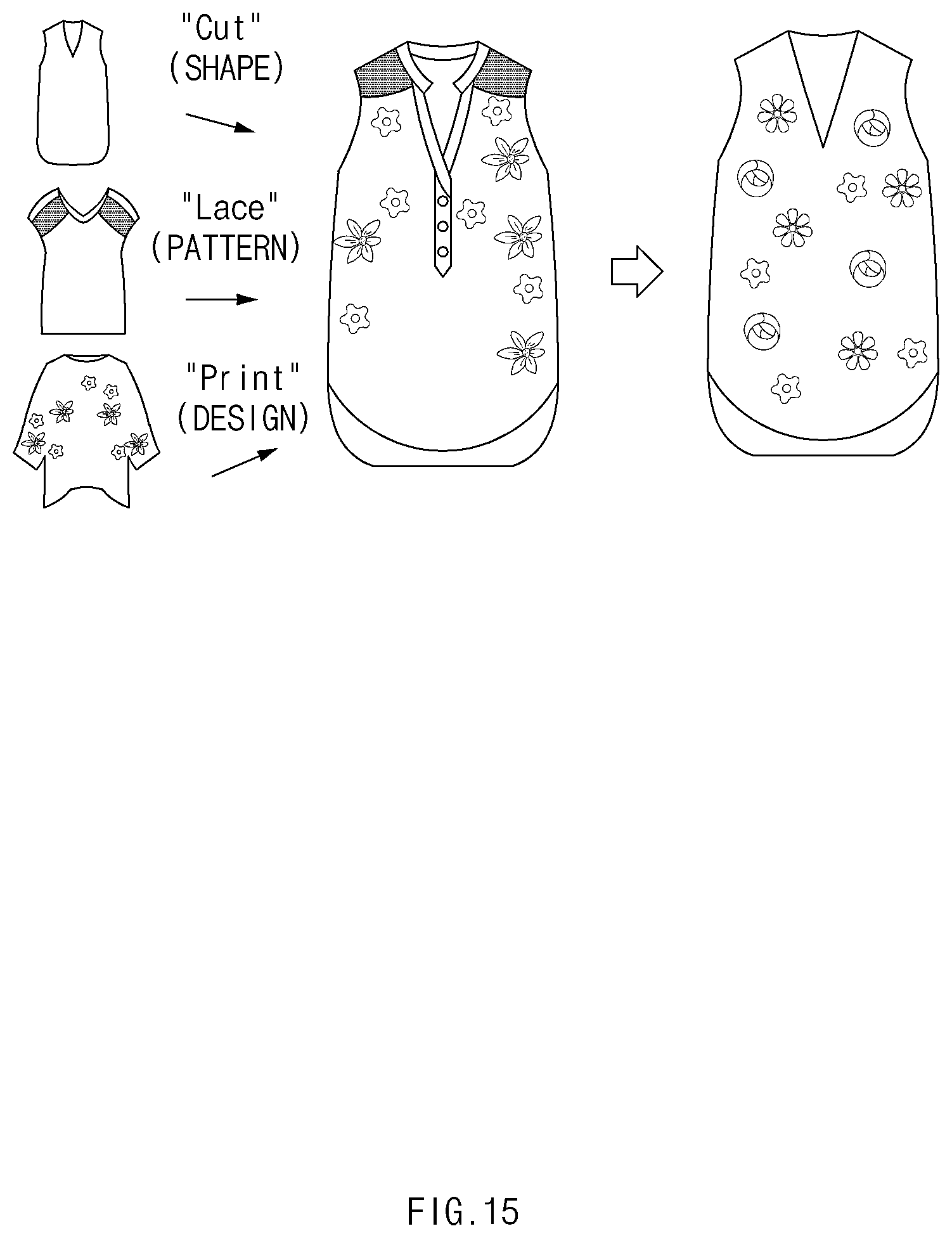 Patent US12307490 Figure 15 – Image/text-based design creating device and method