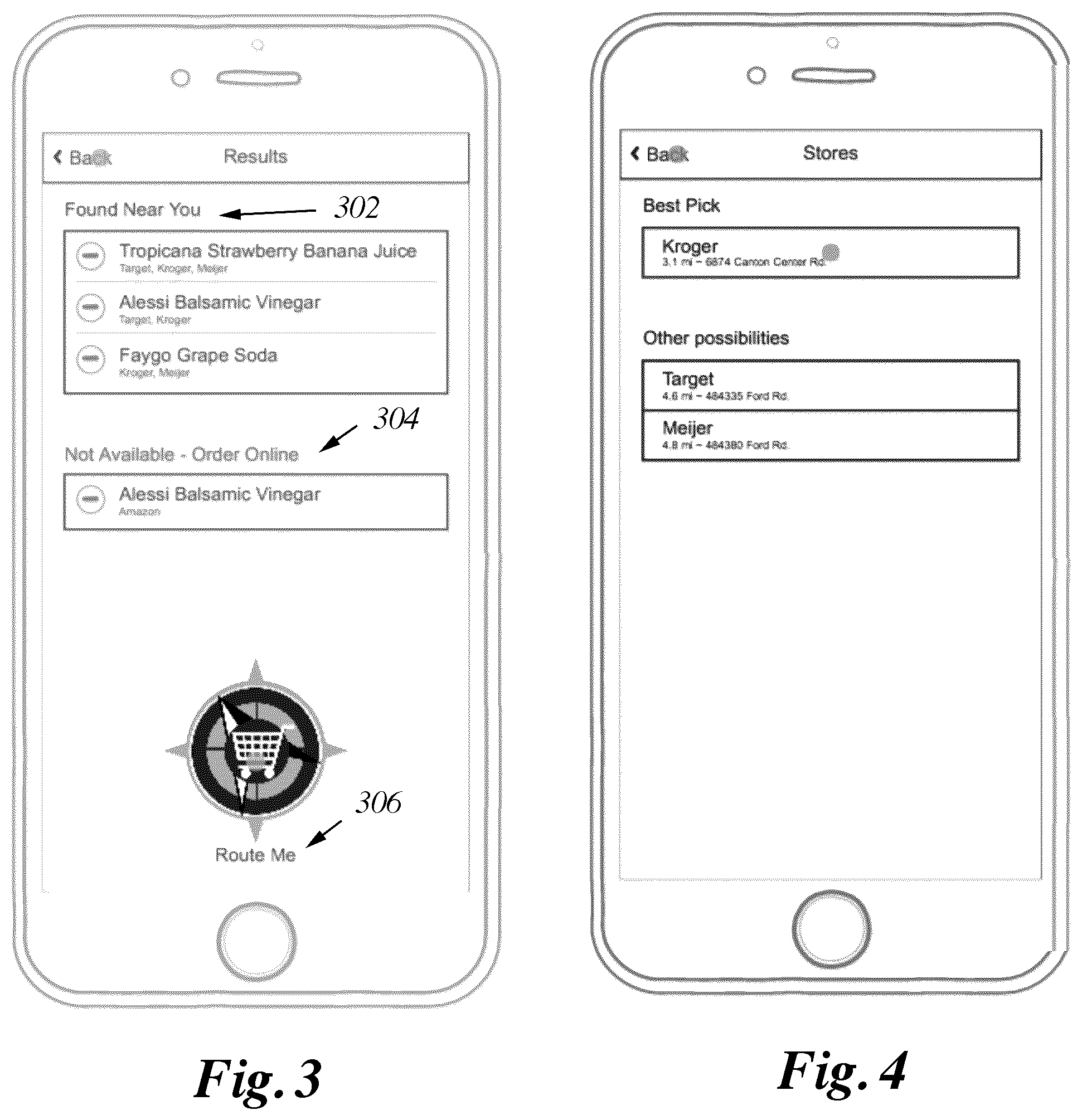 Patent US12307502 Figure 2 – System and method for locating in-store products